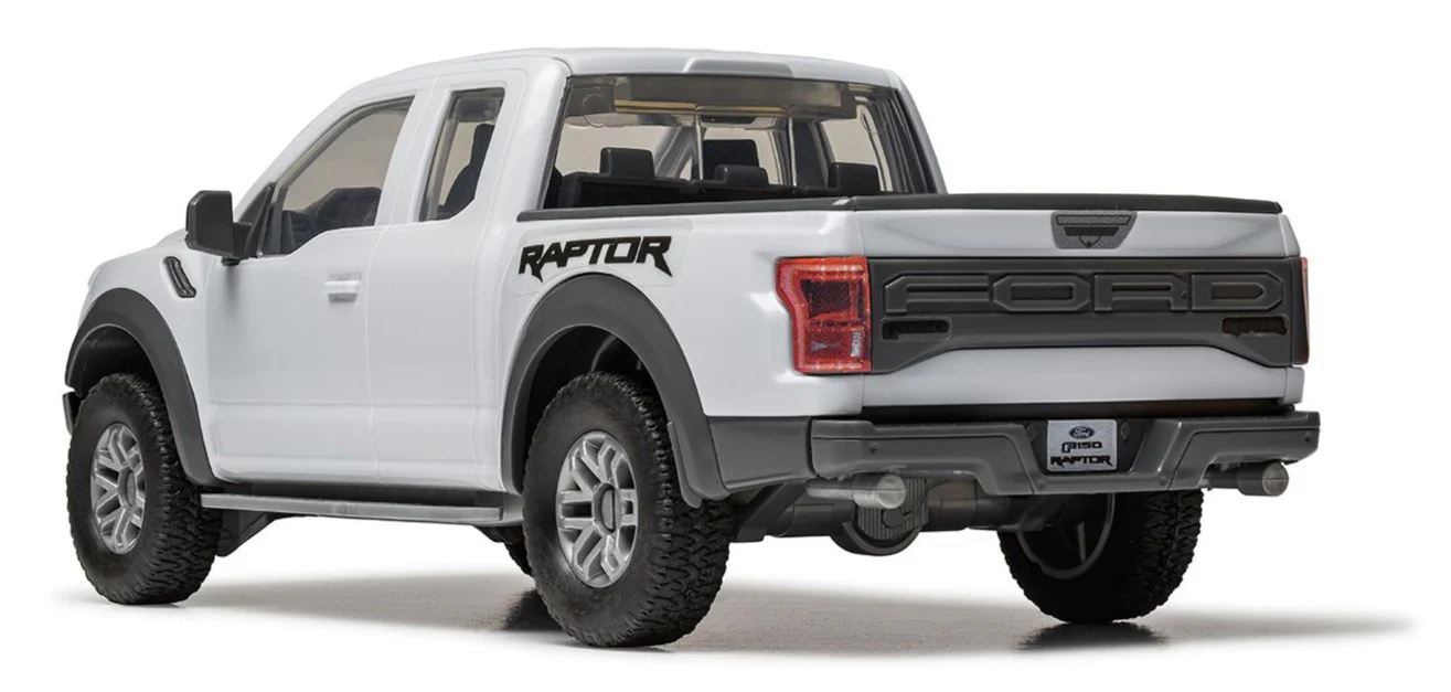 J6053 QUICKBUILD Ford F-150 Raptor - Grey Model Kit - Image 6
