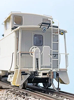 225003 HO D&RGW End Cupola As-built Steel Caboose: Black Scheme: #01408 - Image 3