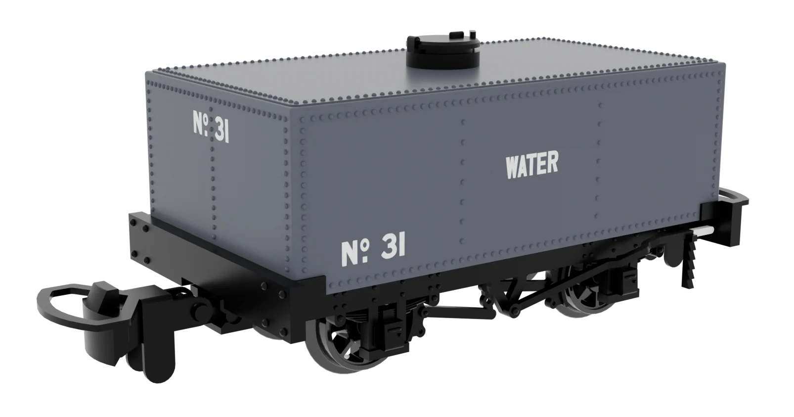 833103 Rectangular Tank - Dark Grey 'WATER' No. 31