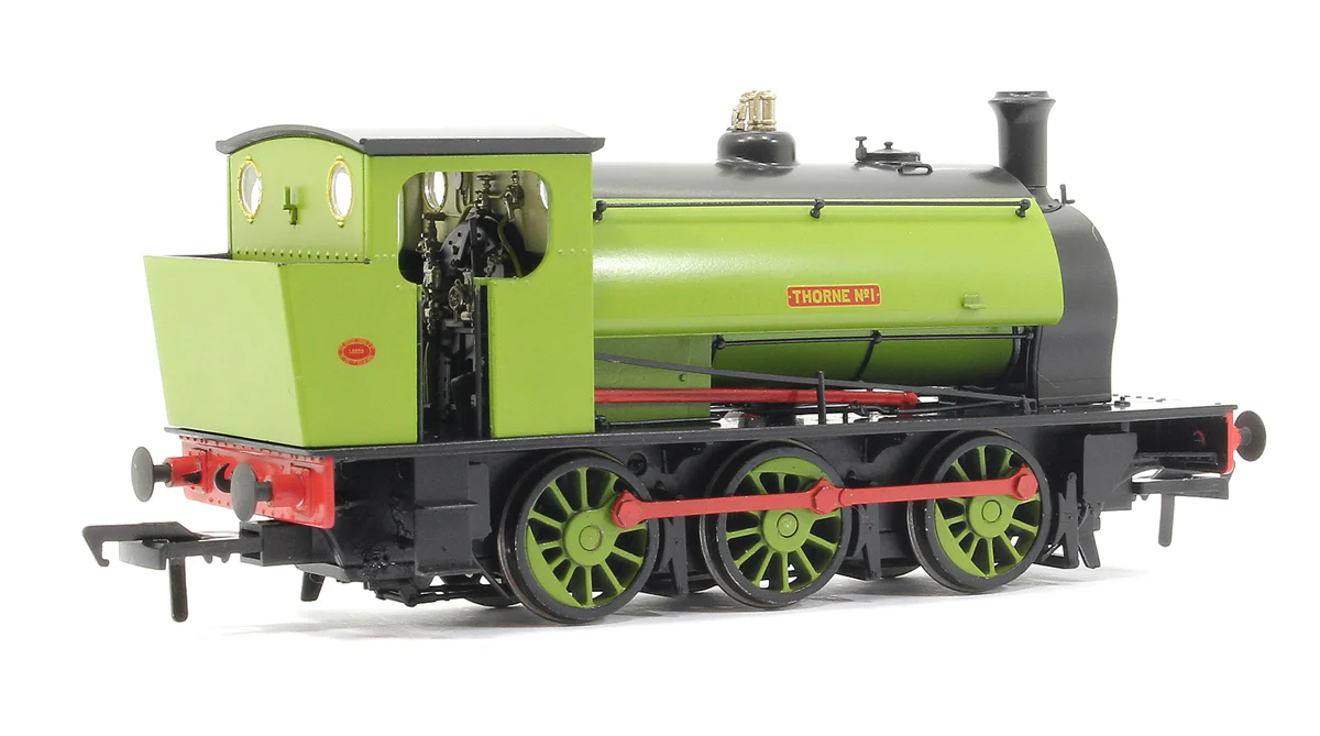 16" Hunslet "Thorne No.1" Plain Green - Steam Tank Locomotive - Image 3