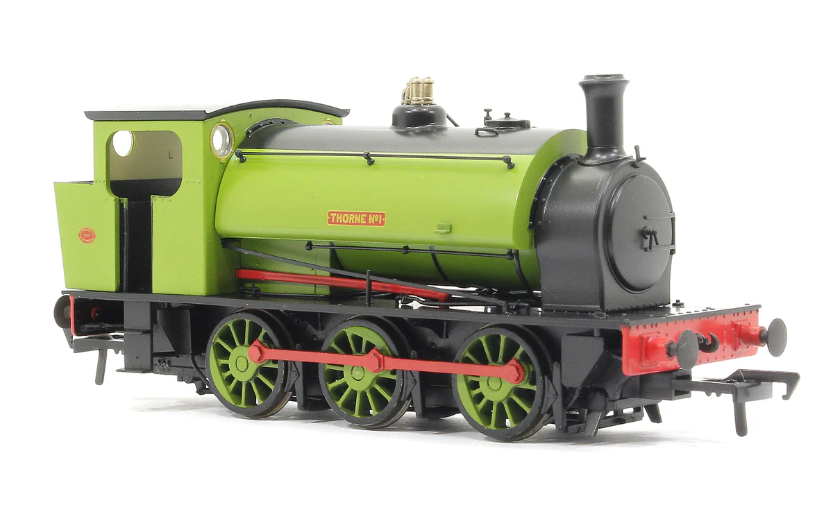 16" Hunslet "Thorne No.1" Plain Green - Steam Tank Locomotive - Image 4