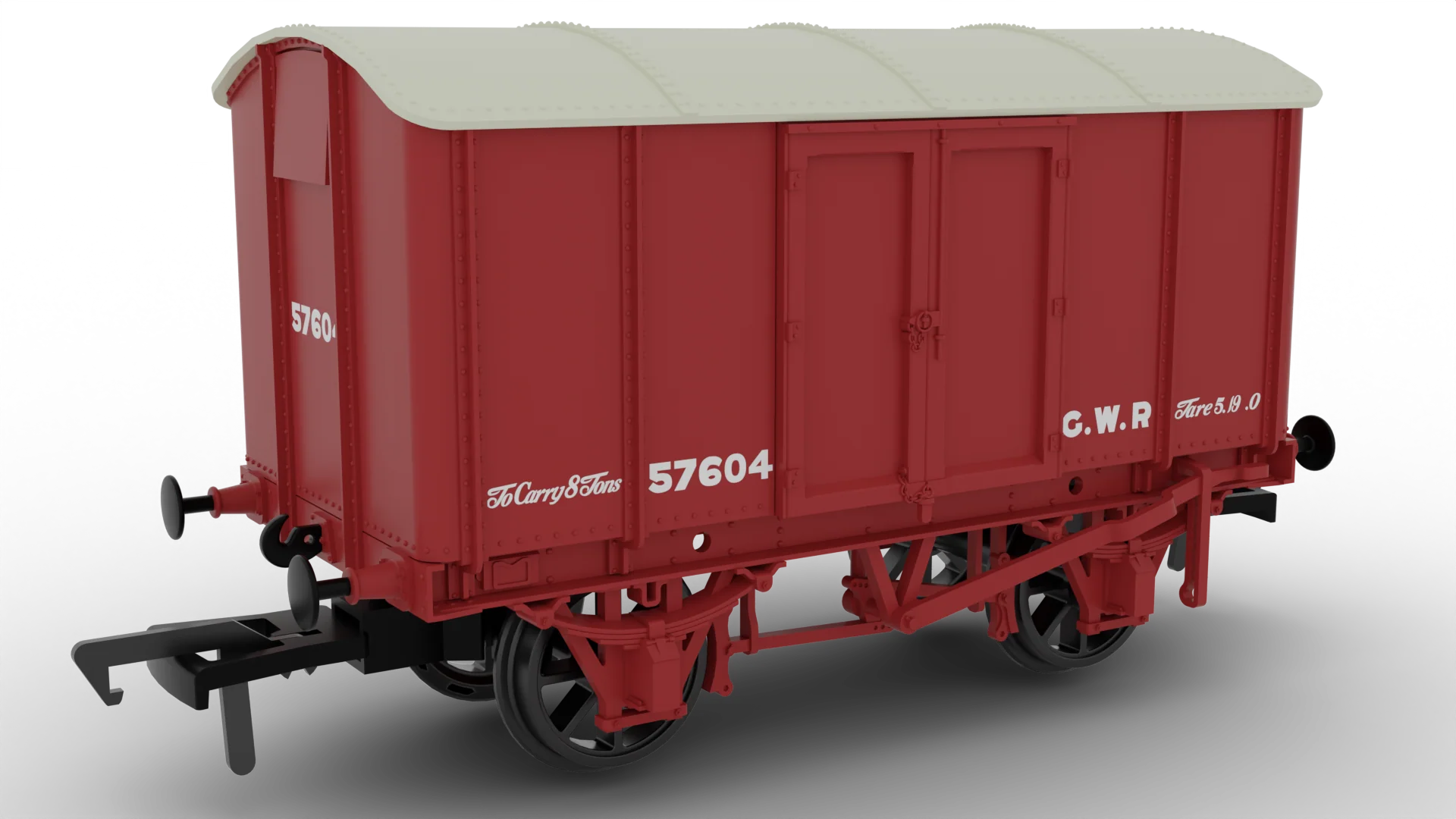 Dia. V6 Iron Mink GWR Red (RHS GWR Lettering) No.57604