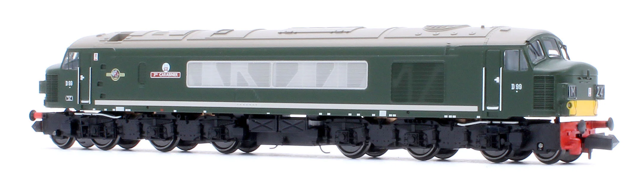 948602 Class 45 D99 "3rd Carabinier" BR Green With Small Yellow Panels Diesel Locomotive - DCC Sound - Image 3