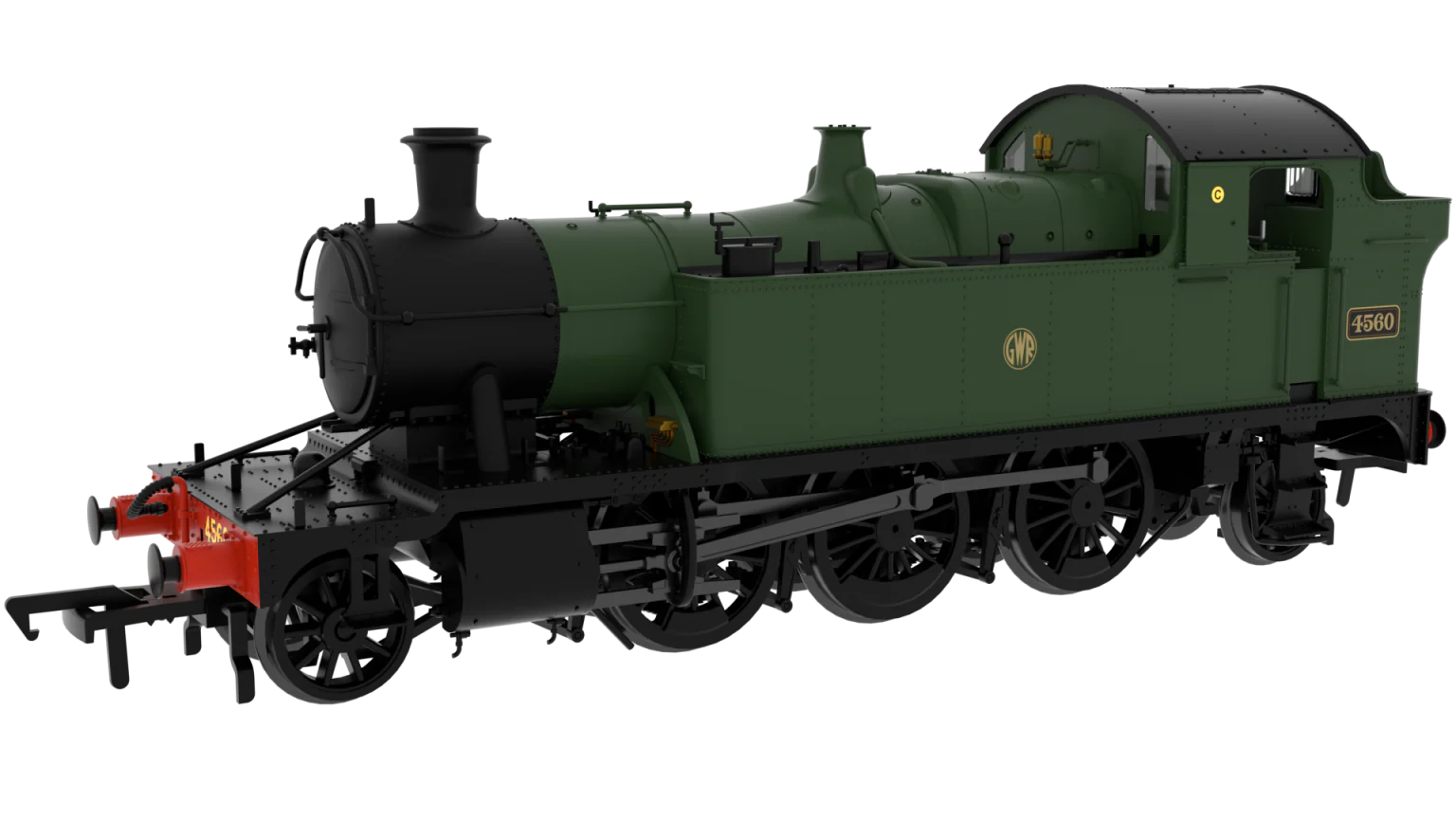 GWR 45xx No.4560 GWR Green with 'Shirtbutton' Roundel Steam Locomotive