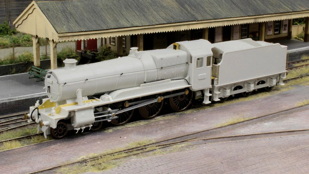 954003 GWR County No.1017 'County of Hereford' BR (Egyptian) Lined Green Steam Locomotive - Image 4