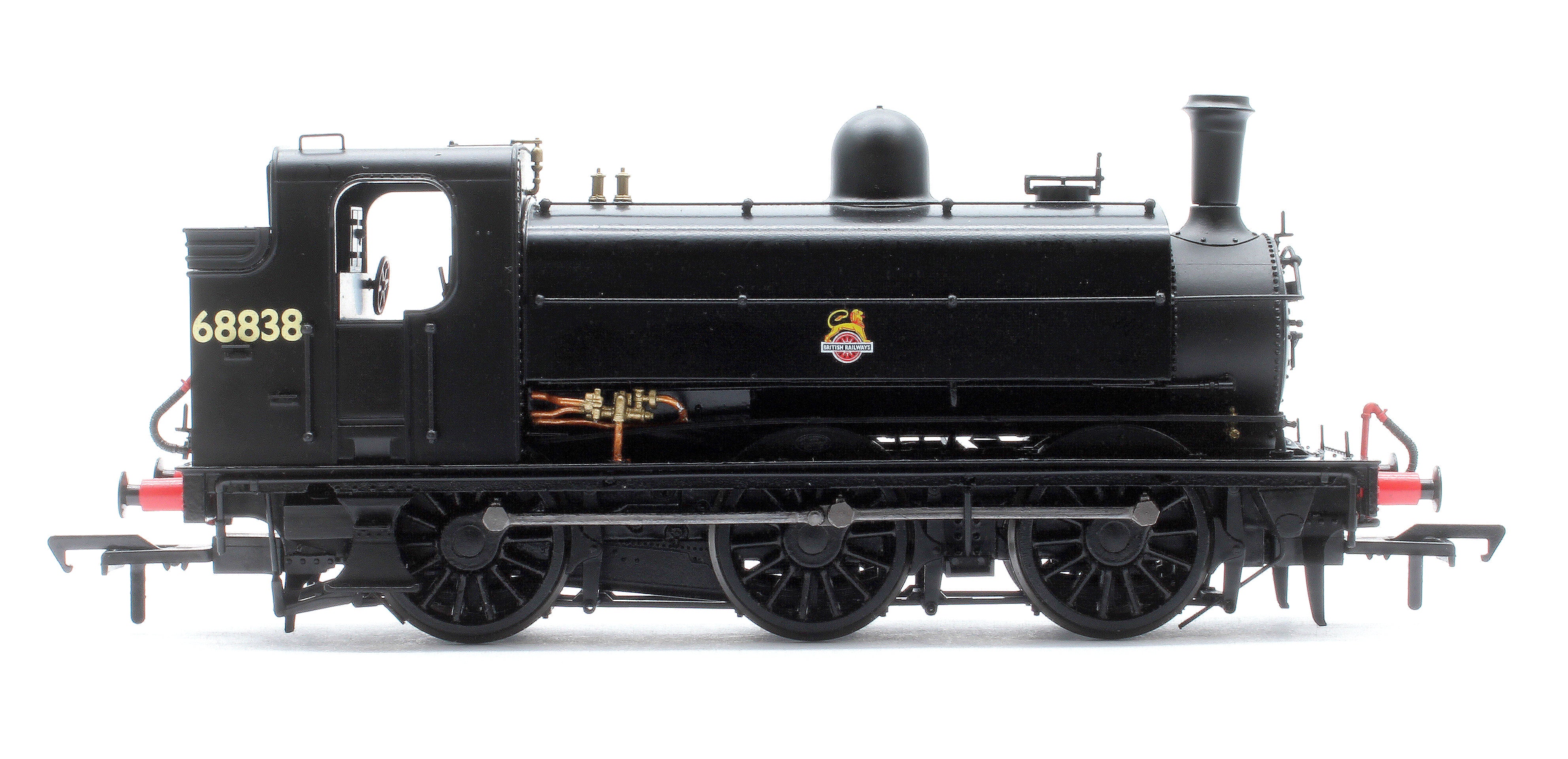 958008 LNER J52/2 No.68838 BR Unlined Black Early Crest Steam Tank Locomotive - Image 6