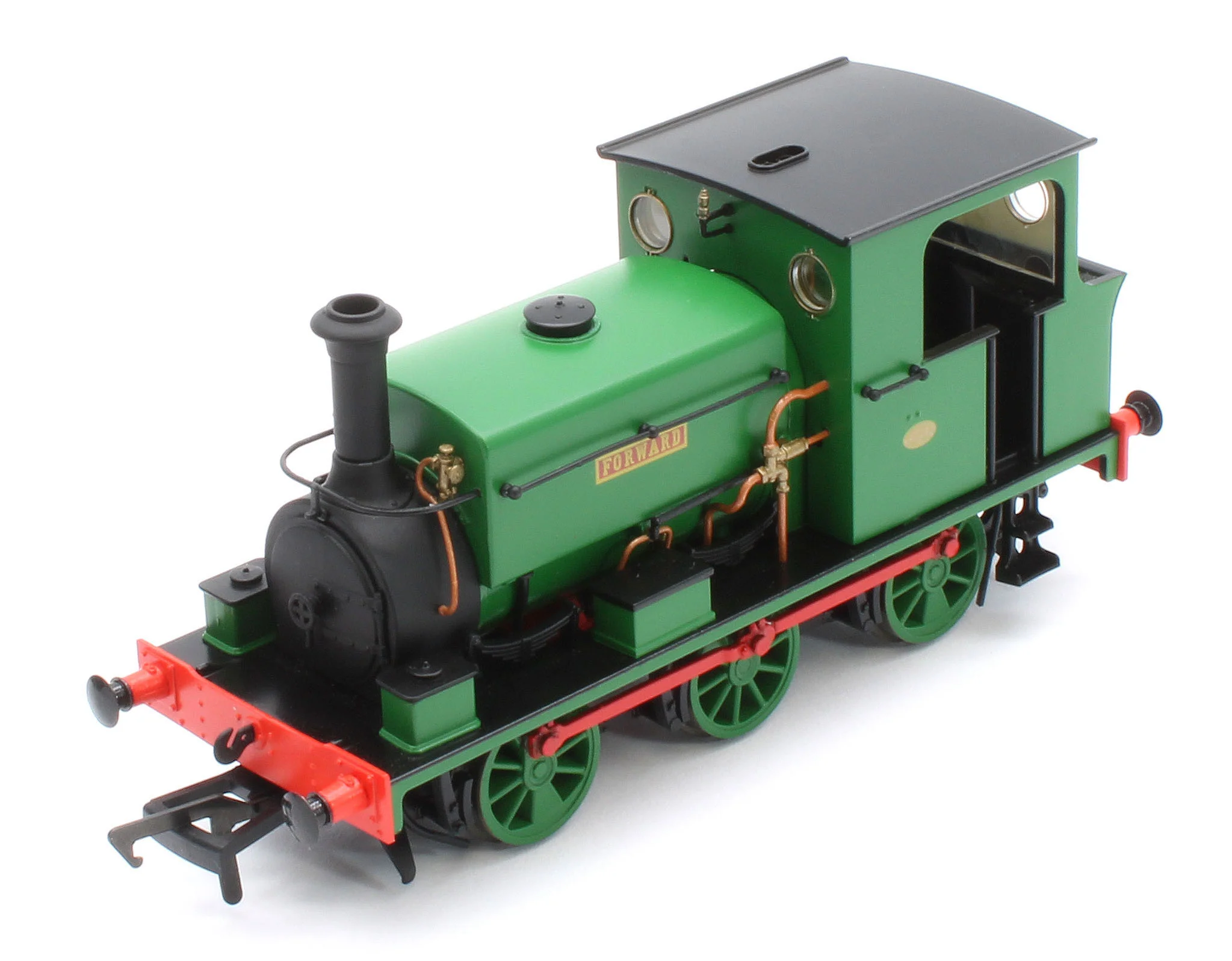 960006 Manning Wardle L Class 'Forward' in Plain Green 0-6-0ST Steam Tank Locomotive - Image 11