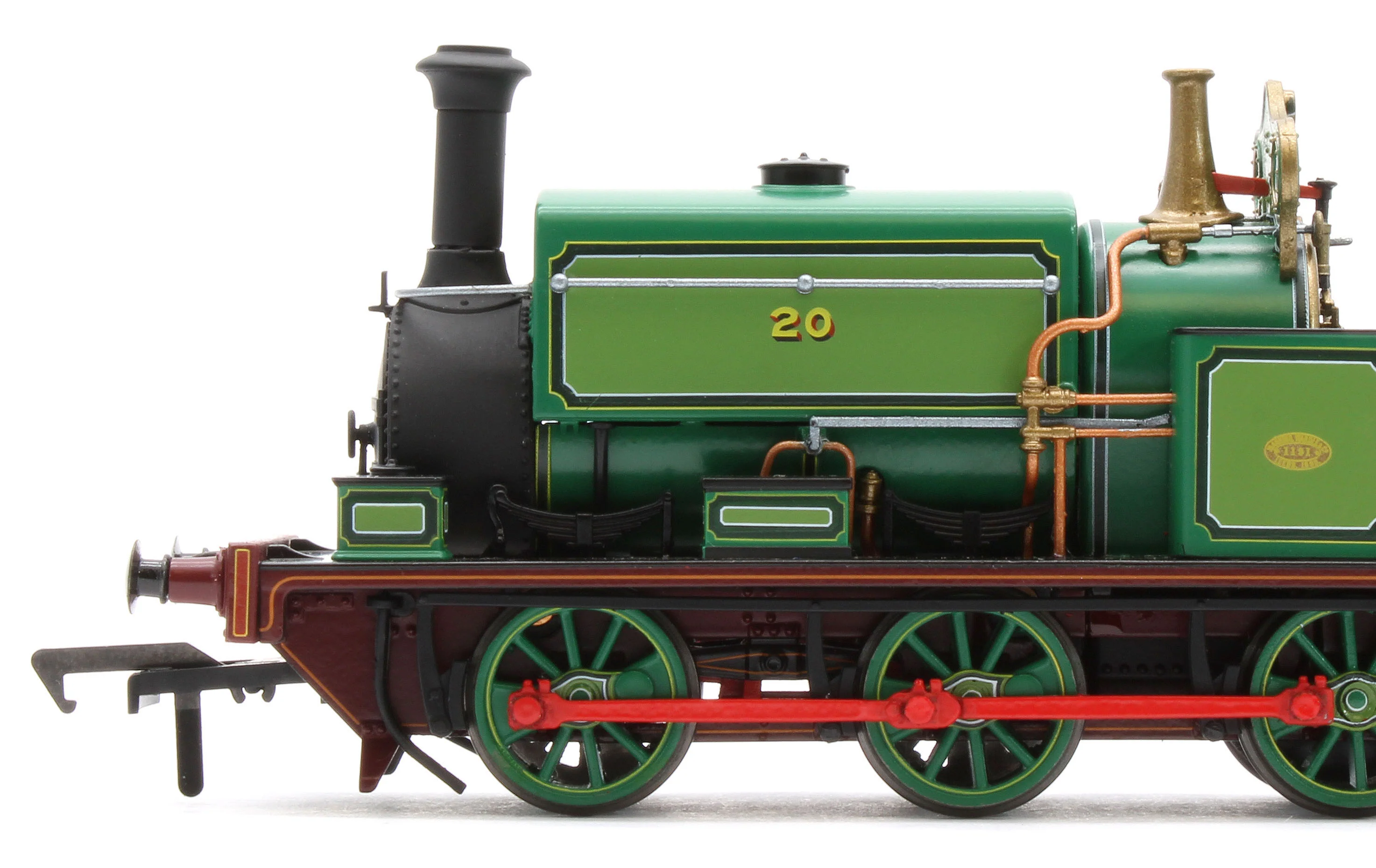960505 Manning Wardle L Class 'Logan and Hemmingway' No.20 in Lined Green 0-6-0ST Steam Tank Locomotive - DCC Sound - Image 9