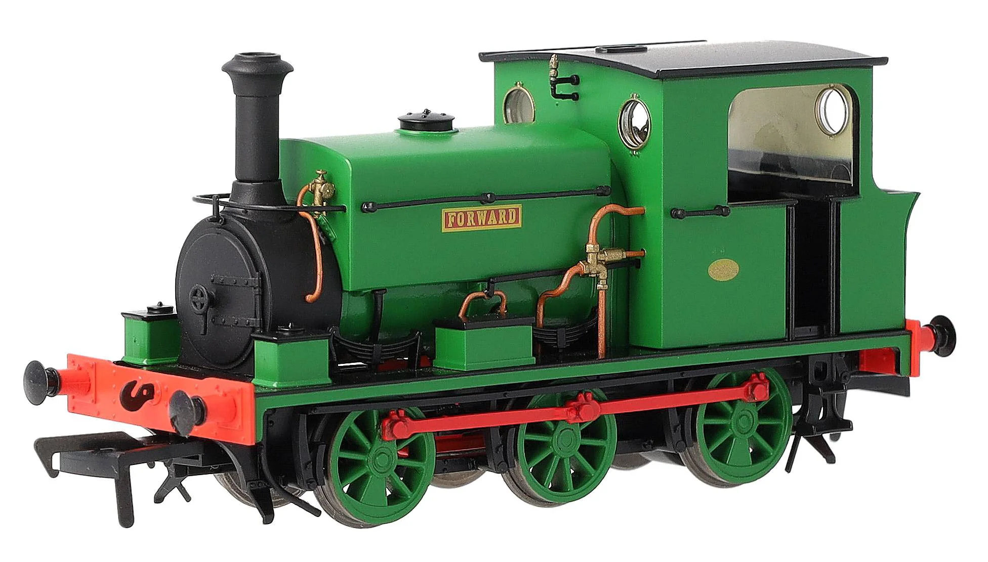 960506 Manning Wardle L Class 'Forward' in Plain Green 0-6-0ST Steam Tank Locomotive - DCC Sound