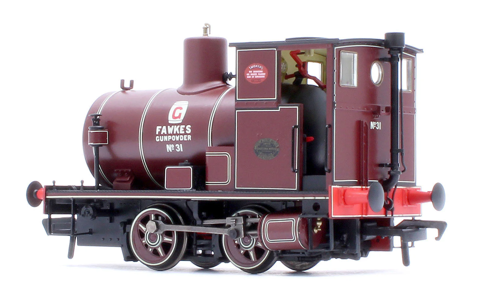 Pre-Owned 965011 Andrew Barclay Fireless 0-4-0 G. Fawkes Gunpowder Works No.31 Steam Locomotive - Image 3