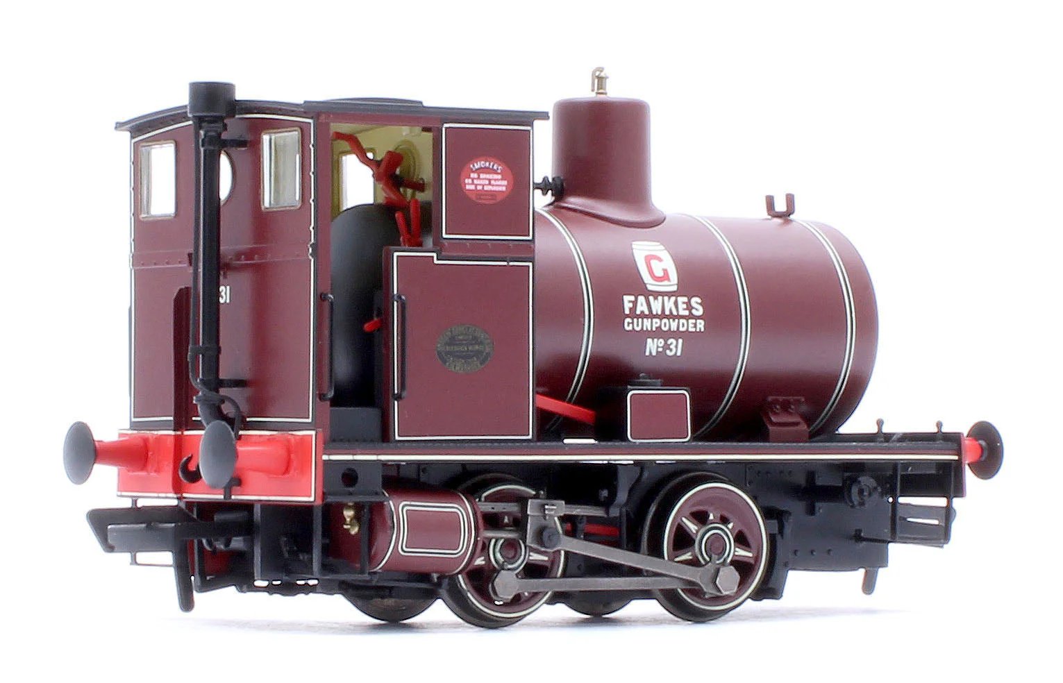 Pre-Owned 965011 Andrew Barclay Fireless 0-4-0 G. Fawkes Gunpowder Works No.31 Steam Locomotive - Image 4