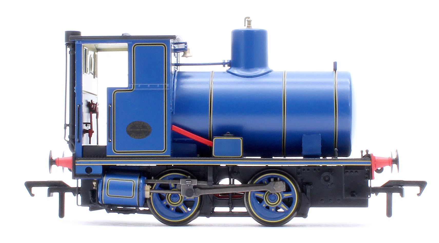 965502 Andrew Barclay Fireless 0-4-0 - Lined Caledonian Blue Steam Locomotive - DCC Sound - Image 5