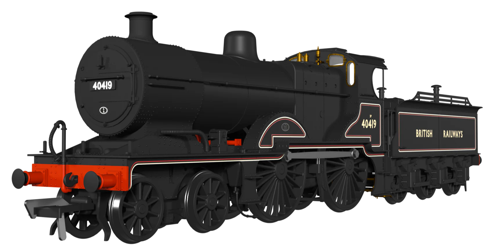 974009 Midland Railway 483 Class 4-4-0 BR Lined Black No.40419 Steam Locomotive