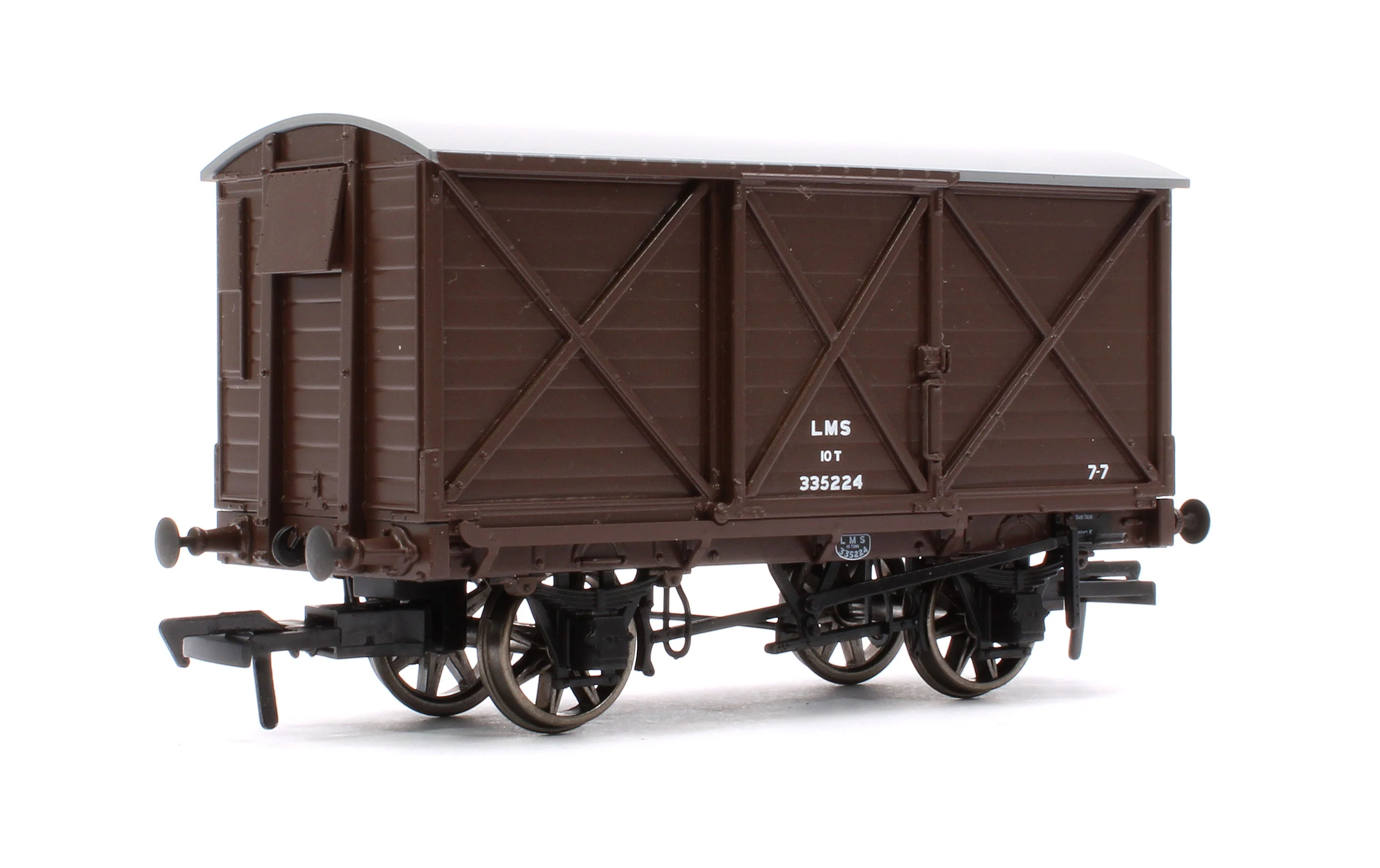 976011 Caledonian Railway Dia.67 10t Van - LMS (post-36) No.335224