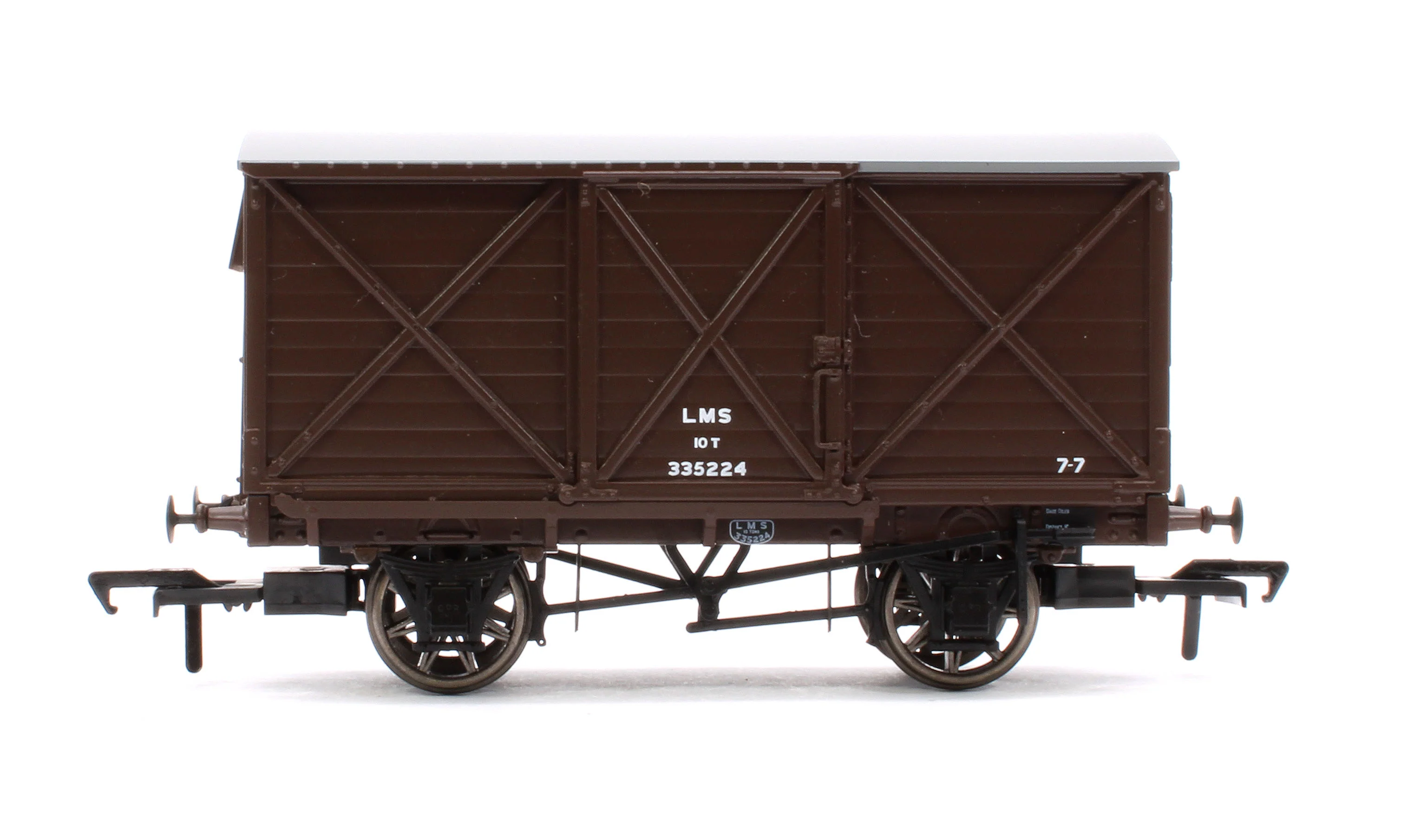 976011 Caledonian Railway Dia.67 10t Van - LMS (post-36) No.335224 - Image 2