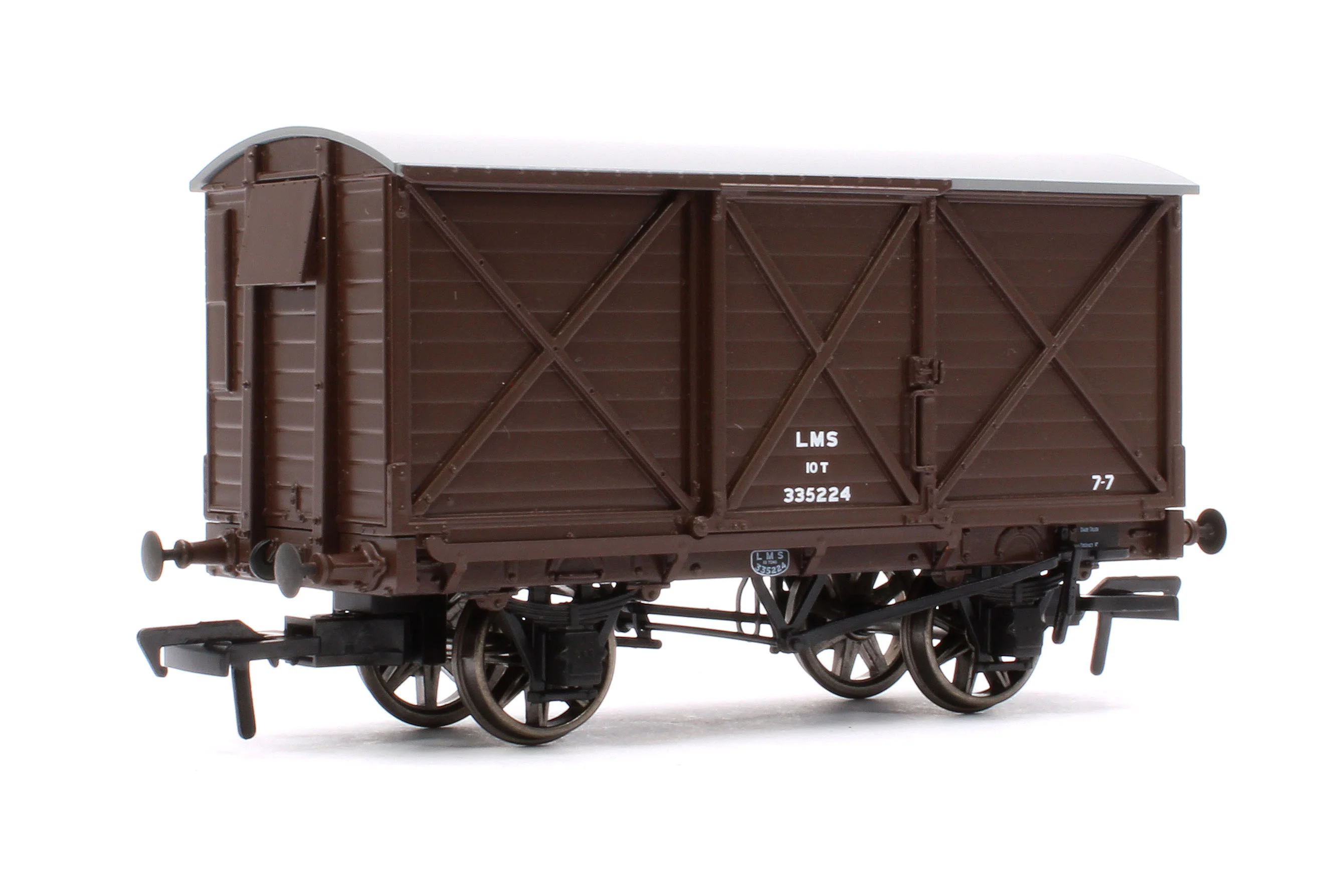 976011 Caledonian Railway Dia.67 10t Van - LMS (post-36) No.335224 - Image 3