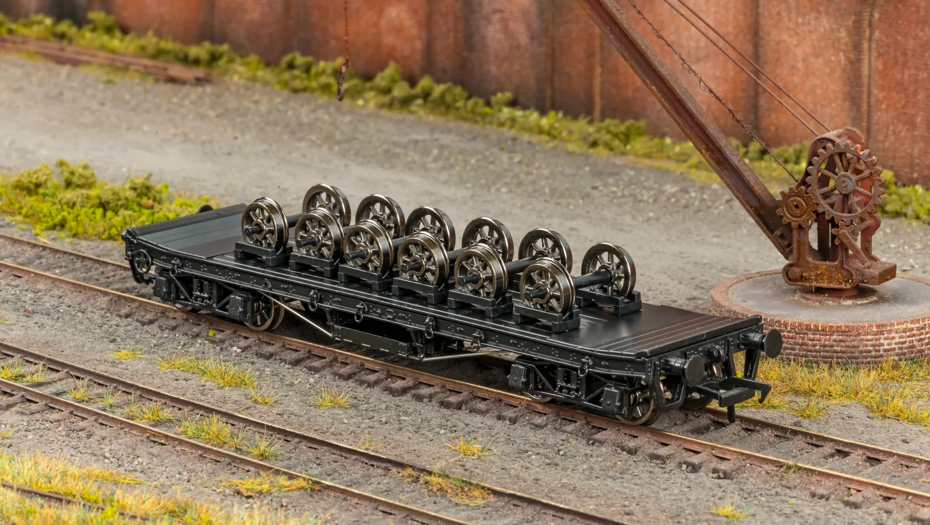 985010 WD 35T Rectank No.55072 LNER Grey (Wheel Load) - Image 2