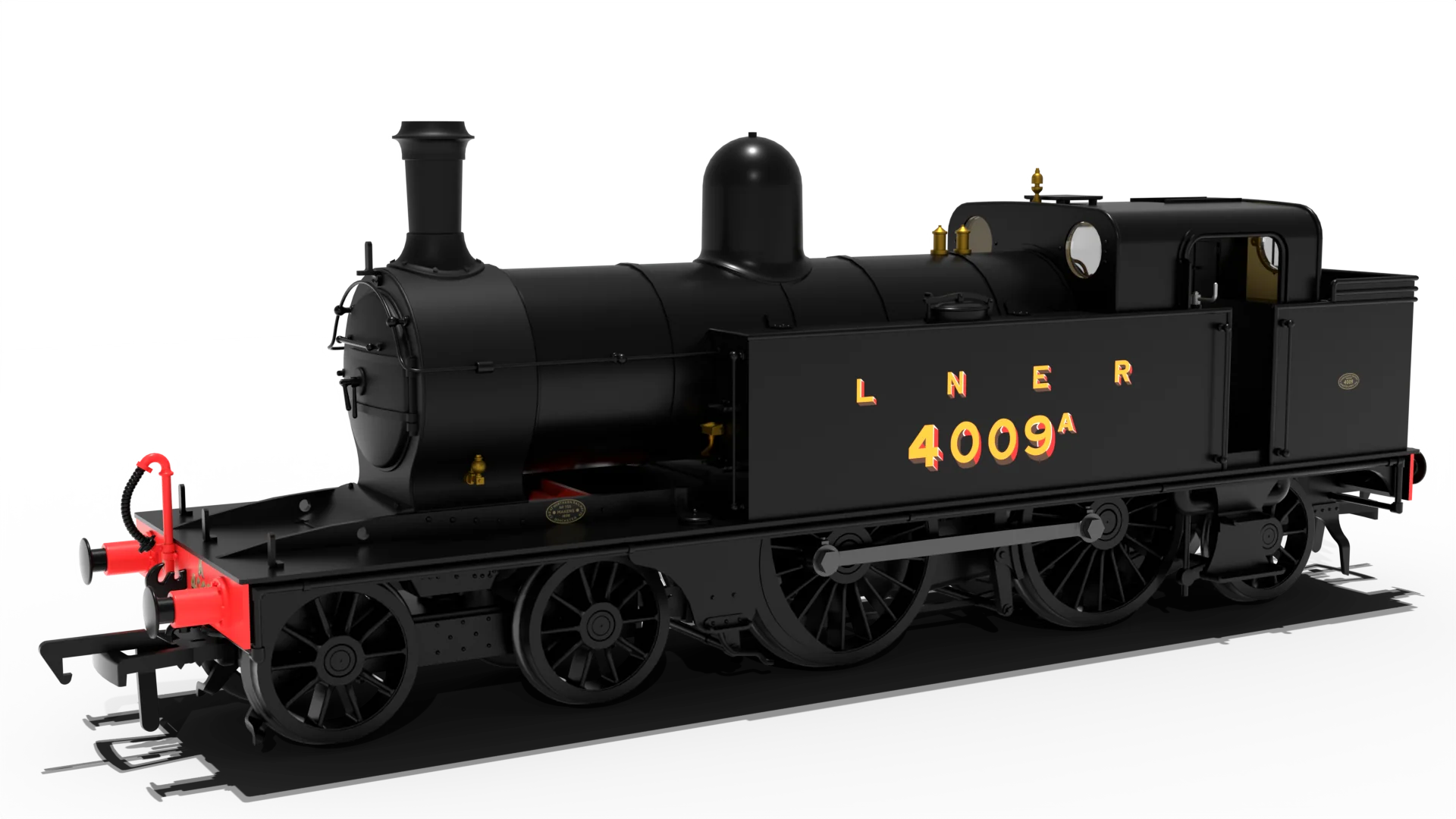 LNER C12 Tank No.4009A LNER Plain Black Steam Locomotive