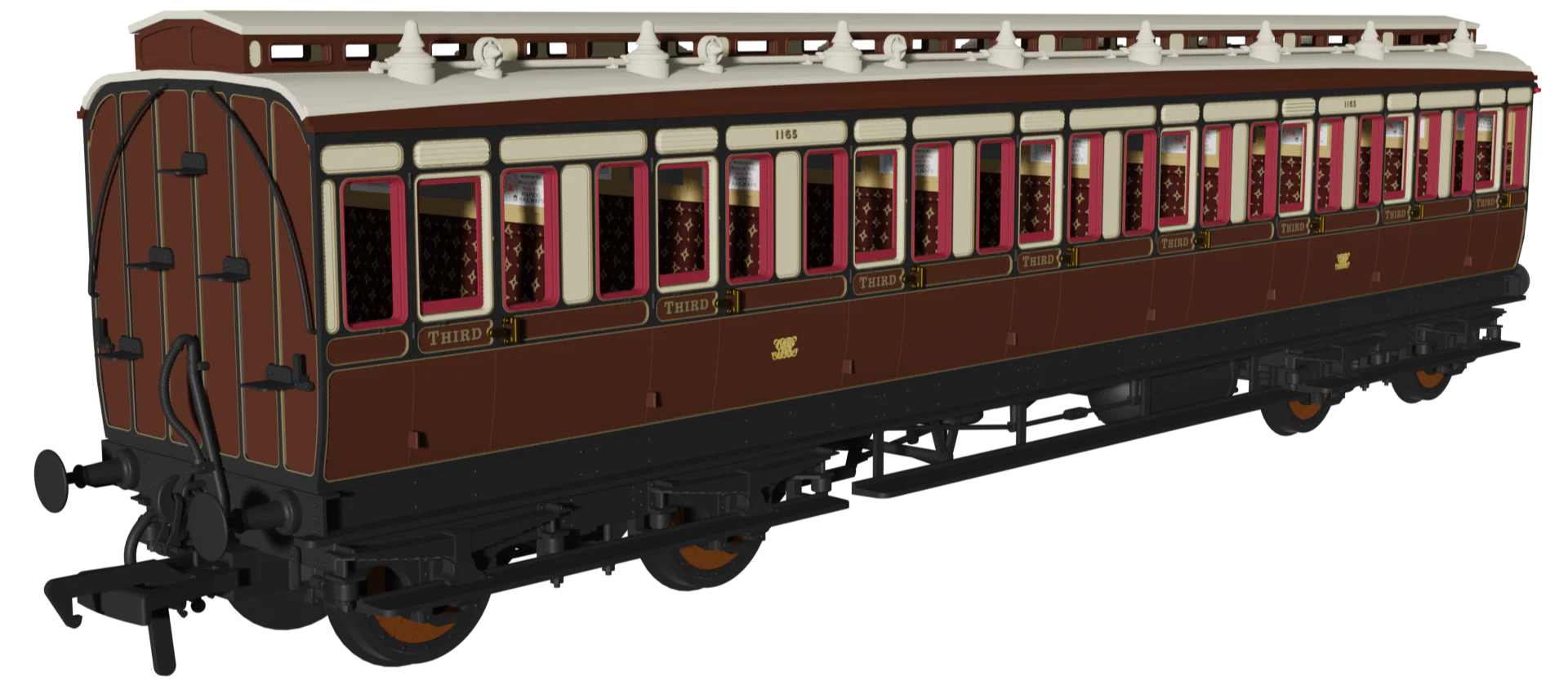 978131 ‘Evolution’ 48’ Great Western Railway Chocolate and Cream (Early Monogram) No.223, 1165 & 65 Triple Pack - Image 3