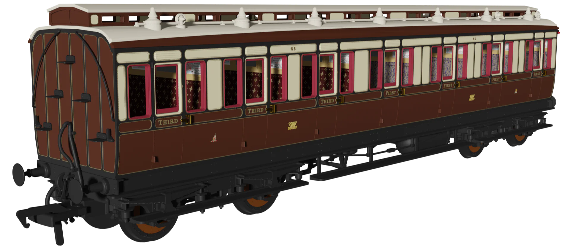978131 ‘Evolution’ 48’ Great Western Railway Chocolate and Cream (Early Monogram) No.223, 1165 & 65 Triple Pack - Image 4