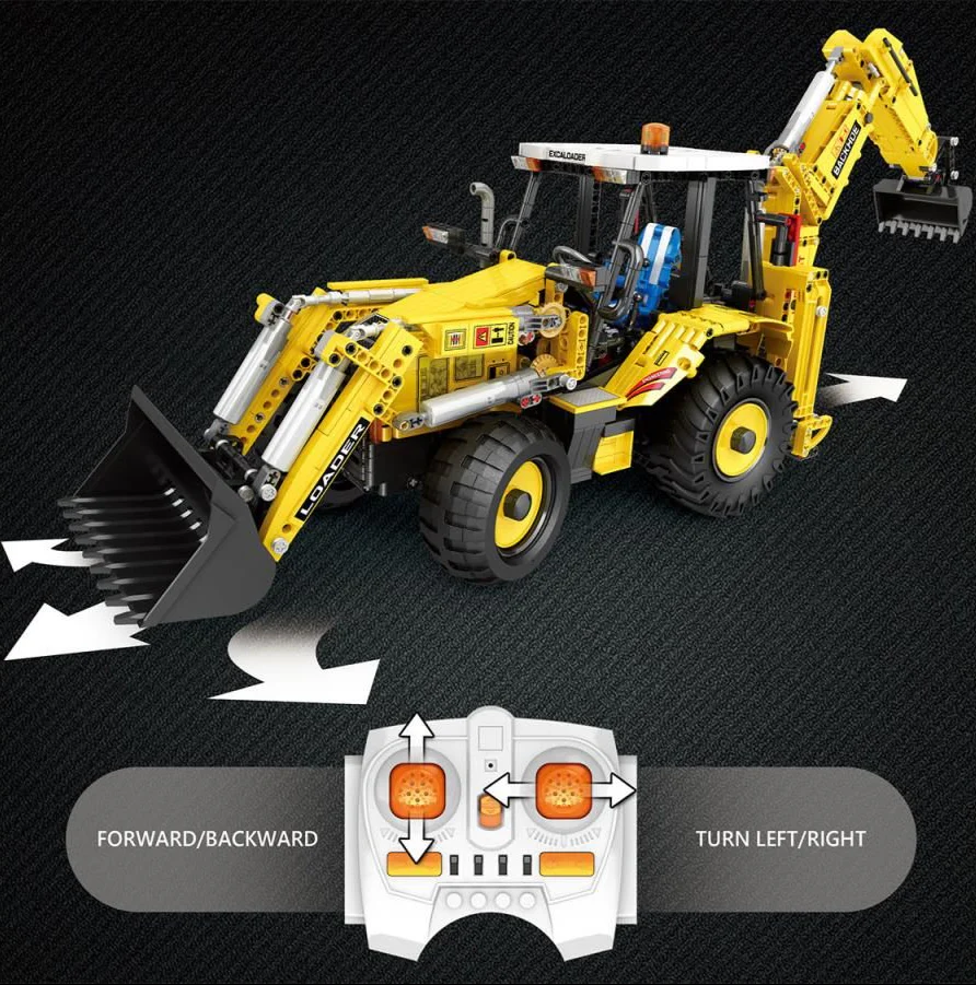 RC Multi Purpose Construction Vehicle 2466pc Set - Image 2
