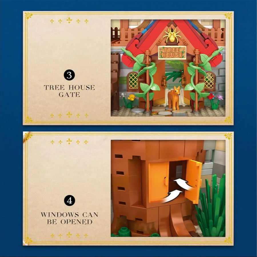 Medieval Tree House 2566pc Construction Set - Image 4