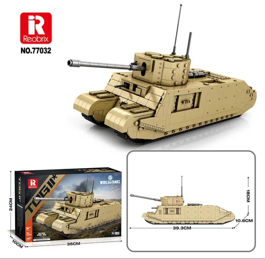 World of Tanks TOG II 1427pc Construction Set - Image 6