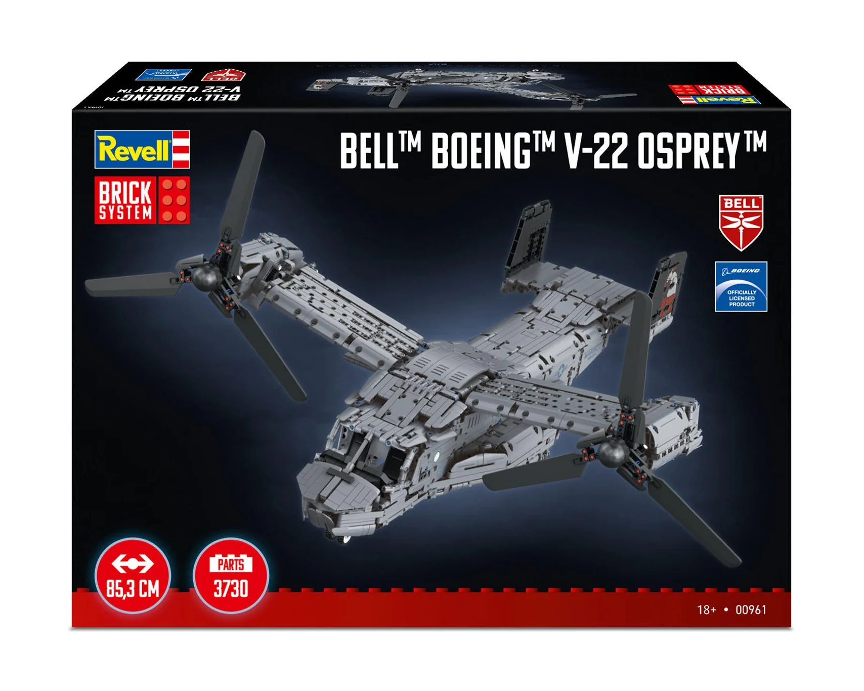 Bell Boeing V-22 Osprey Brick System Model Kit - Image 8