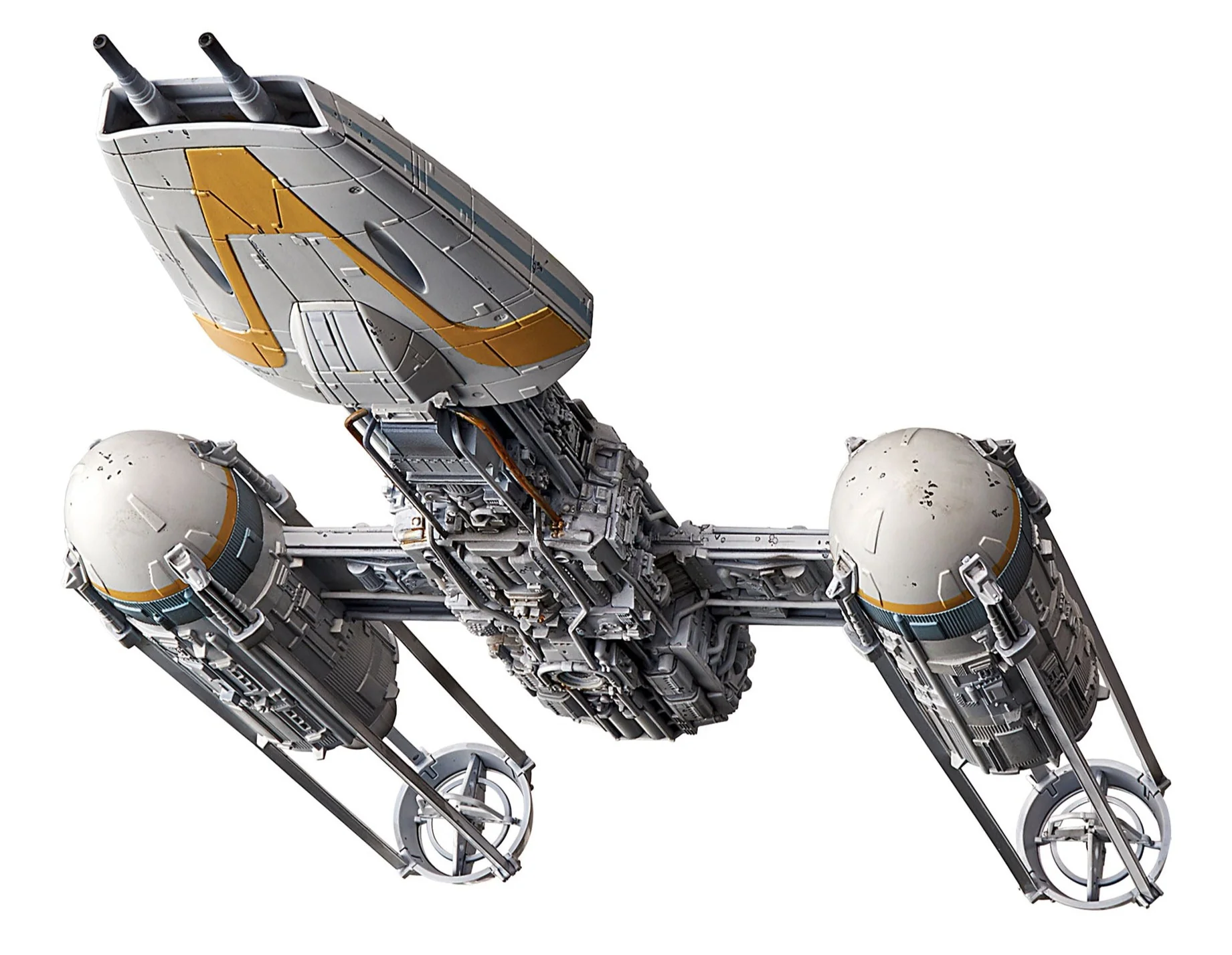 01209 Bandai Star Wars Y-Wing Starfighter (1:72 Scale) Model Kit - Image 4