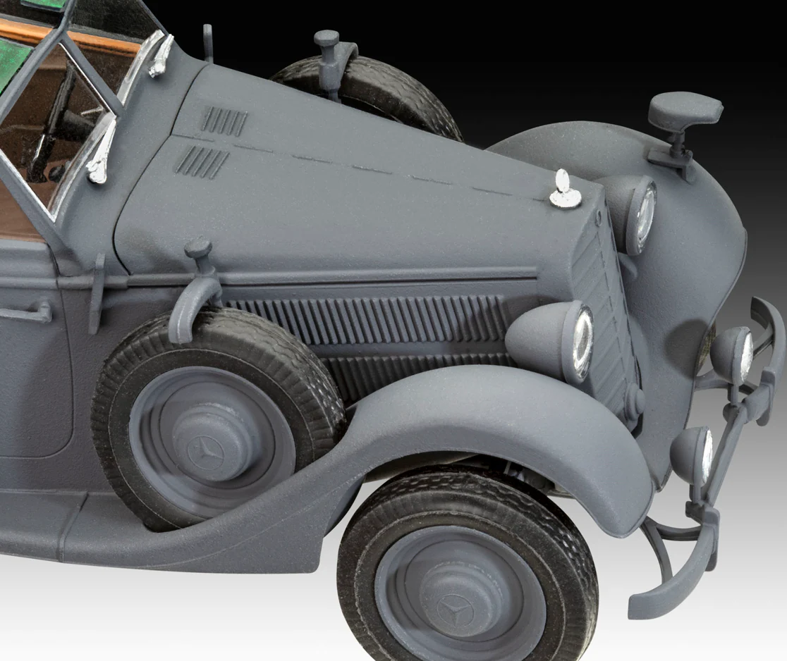 03354 Typ 320 (W142) Cabriolet Model Kit - Image 4
