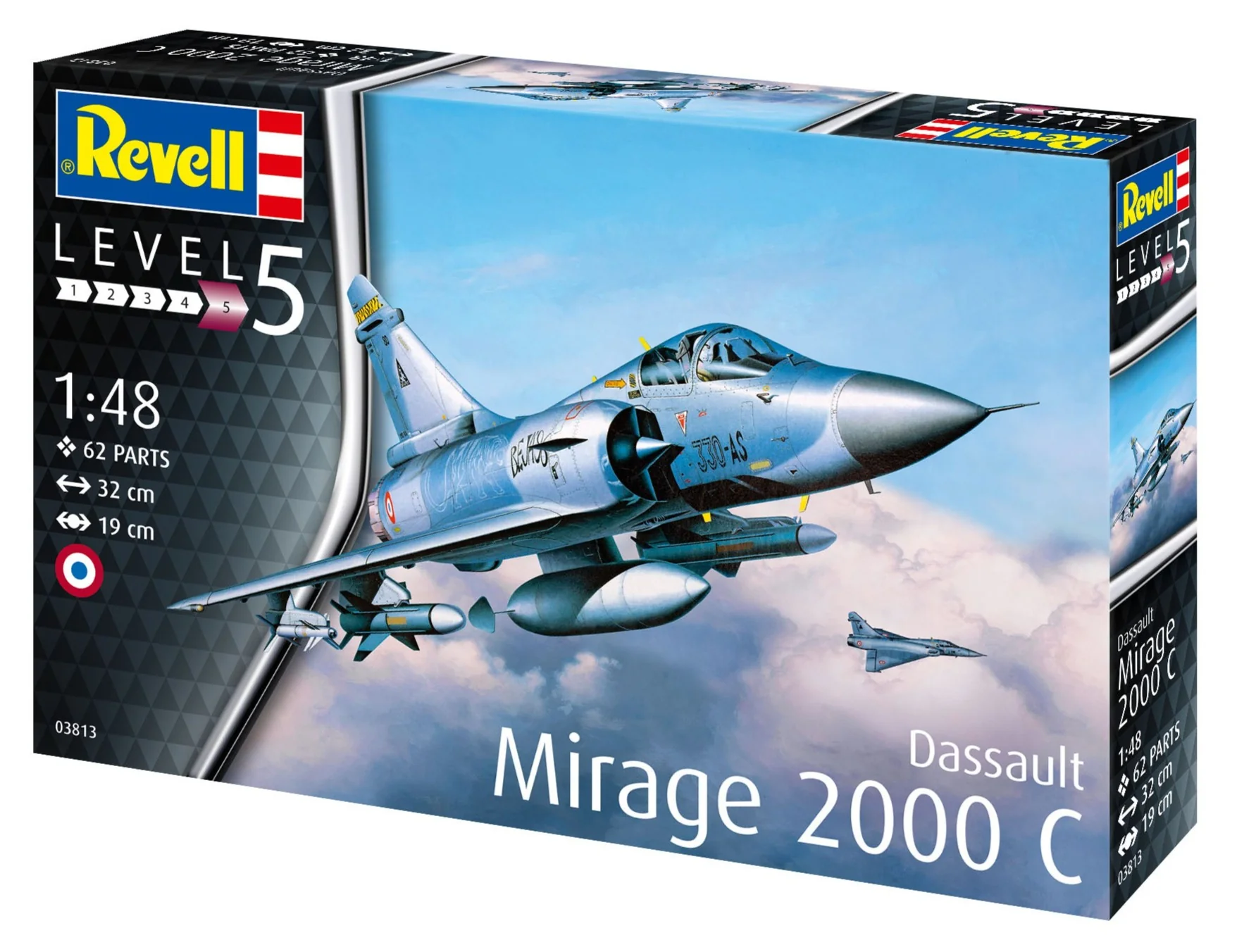03813 French Dassault Mirage 2000C (1:48 Scale) Model Kit - Image 7