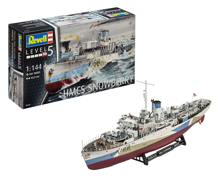 05132 Flower Class Corvette "HMCS Snowberry" (1:144 Scale) Model Kit