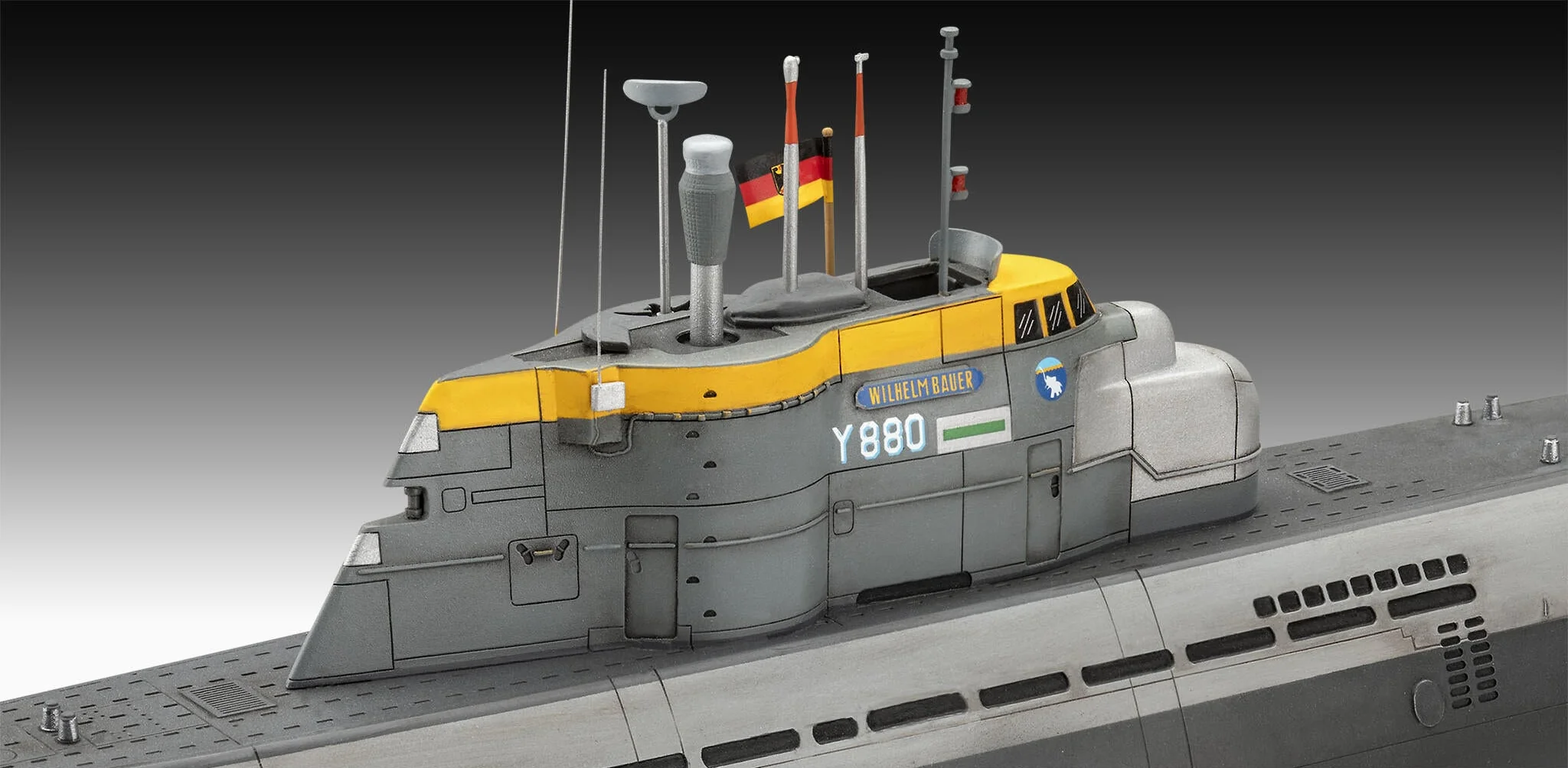 70 years of the German Armed Forces: Wilhelm Bauer, Type 206A, Class2 Model Kit - Image 11