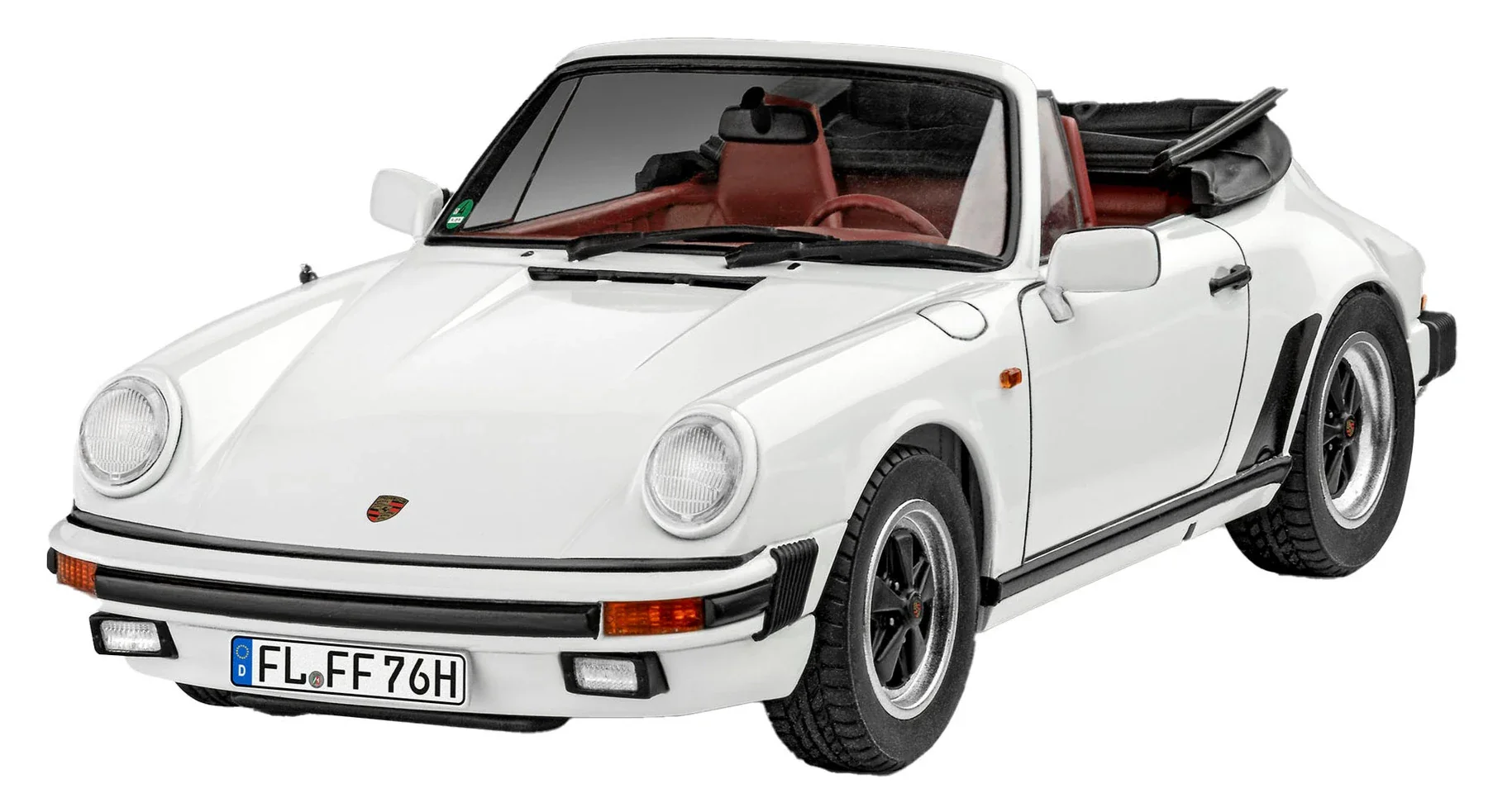 05646 Gift Set Porsche 911 G-Model Cabrio 50th Anniversary Model Kit - Image 2