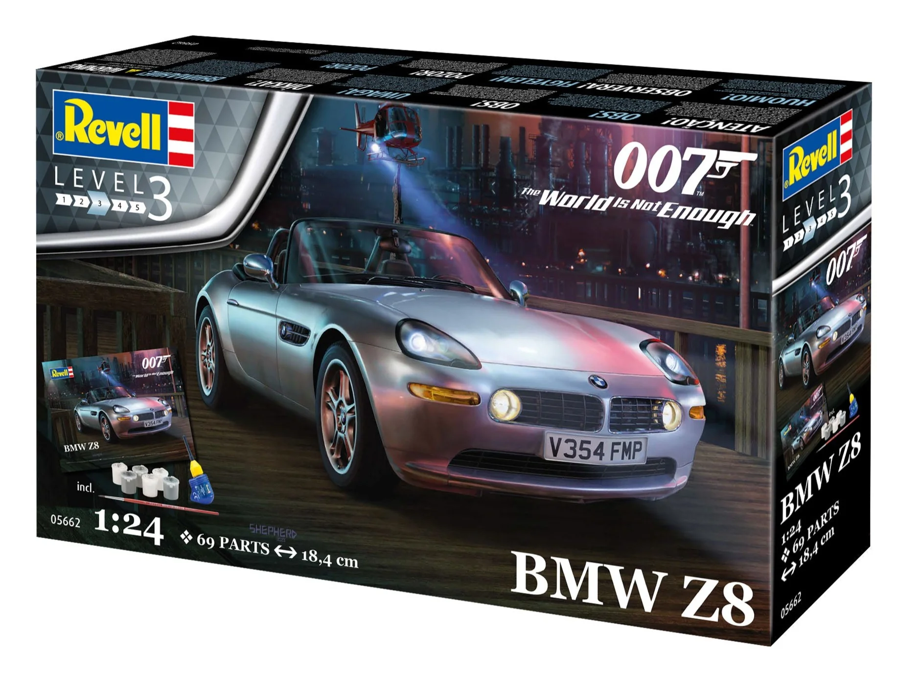 05662 James Bond BMW Z8 Gift Set (1:24 Scale) Kit - Image 7