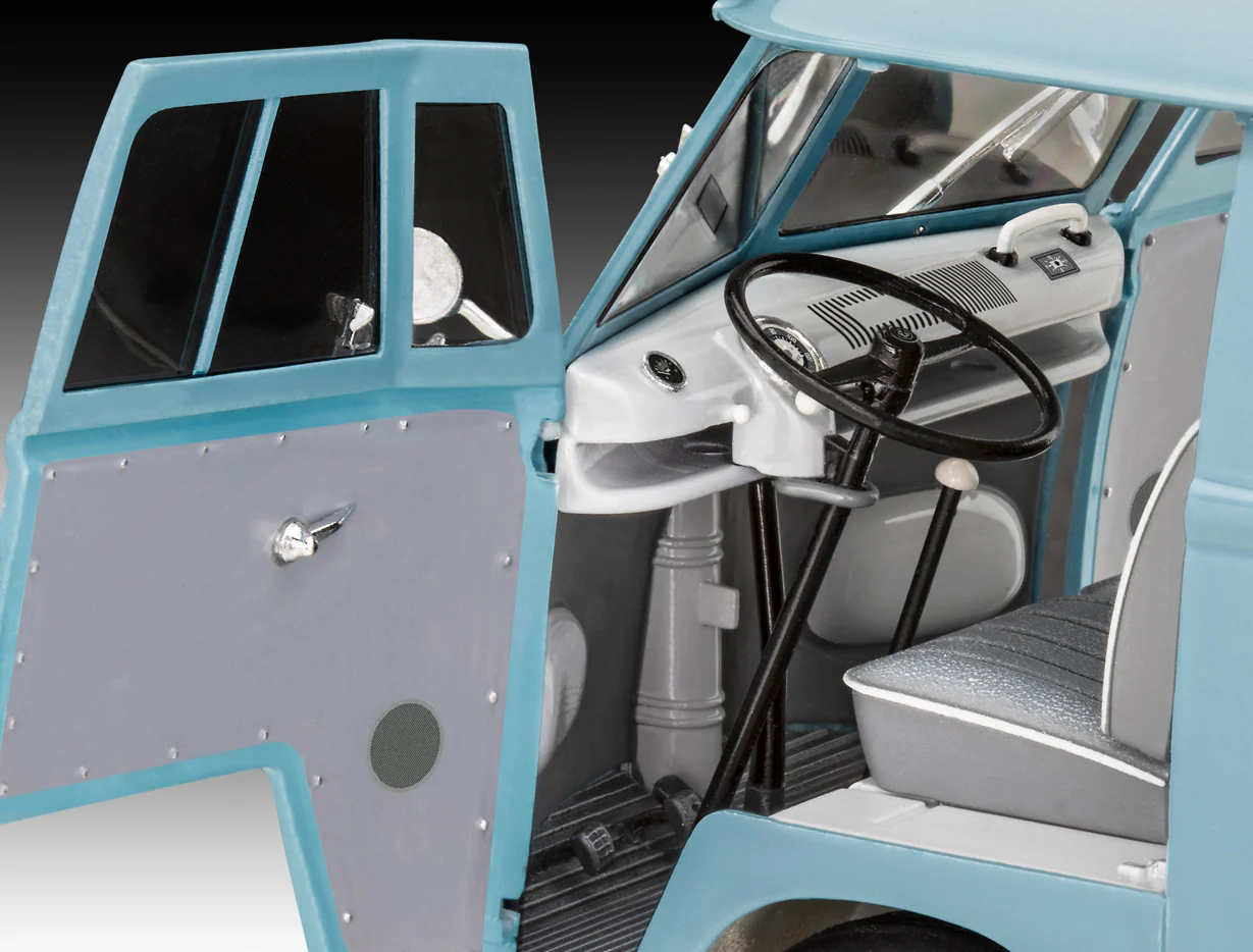 07726 VW T1 Panel Van (Gulf Decoration) Model Kit - Image 4