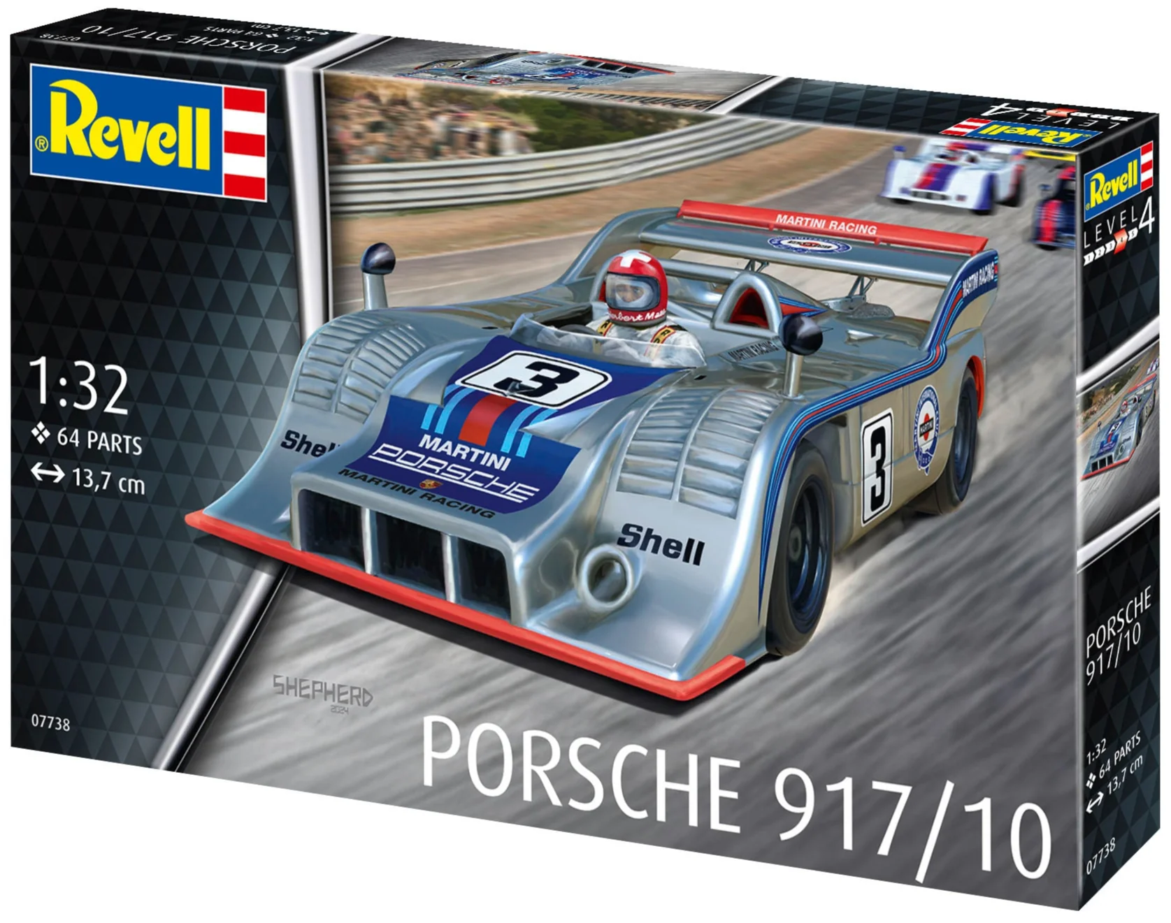 07738 Porsche 917 Model Kit - Image 11