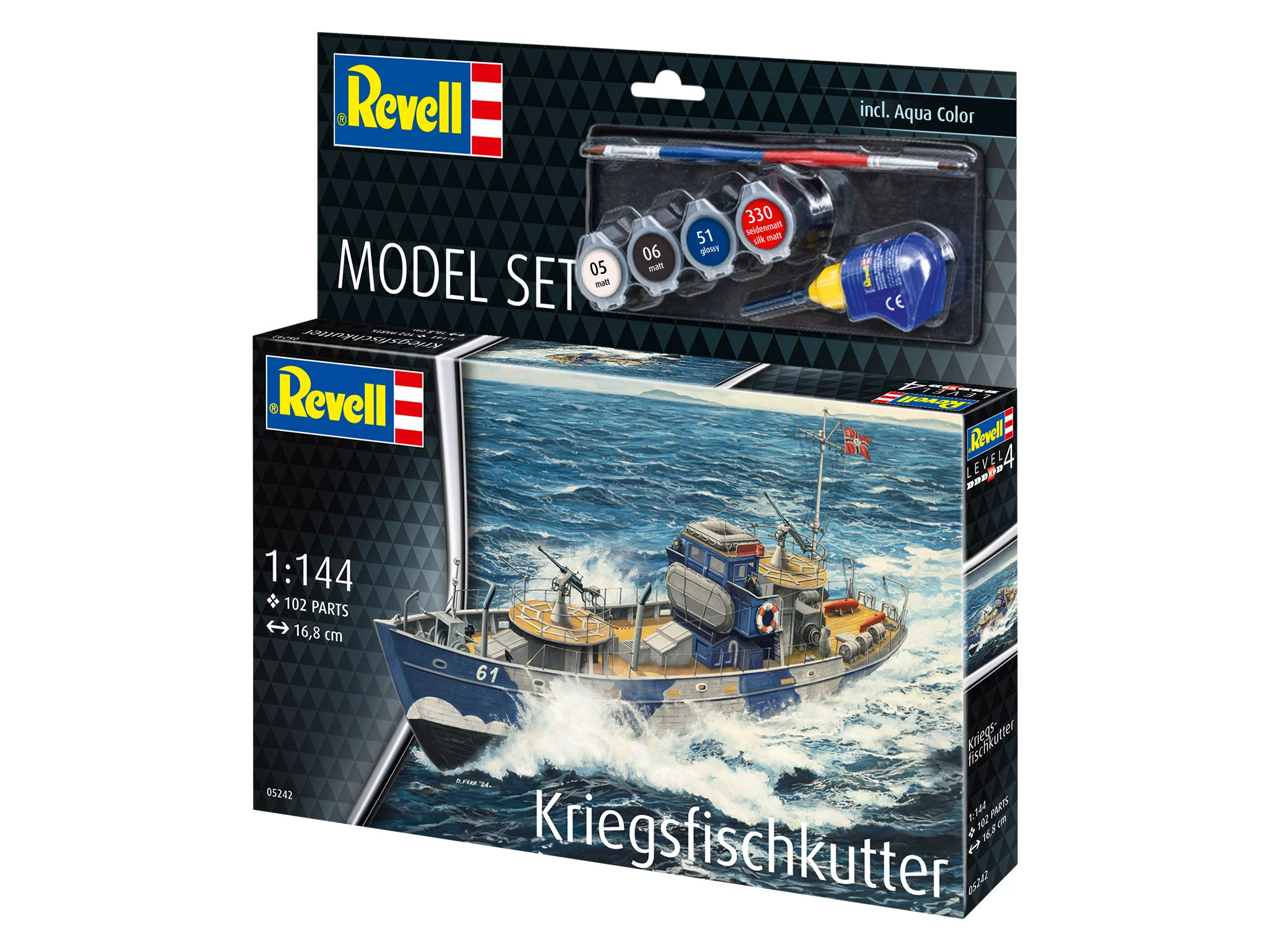 65242 Model Set KFK (Kriegsfischkutter) Model Kit - Image 9