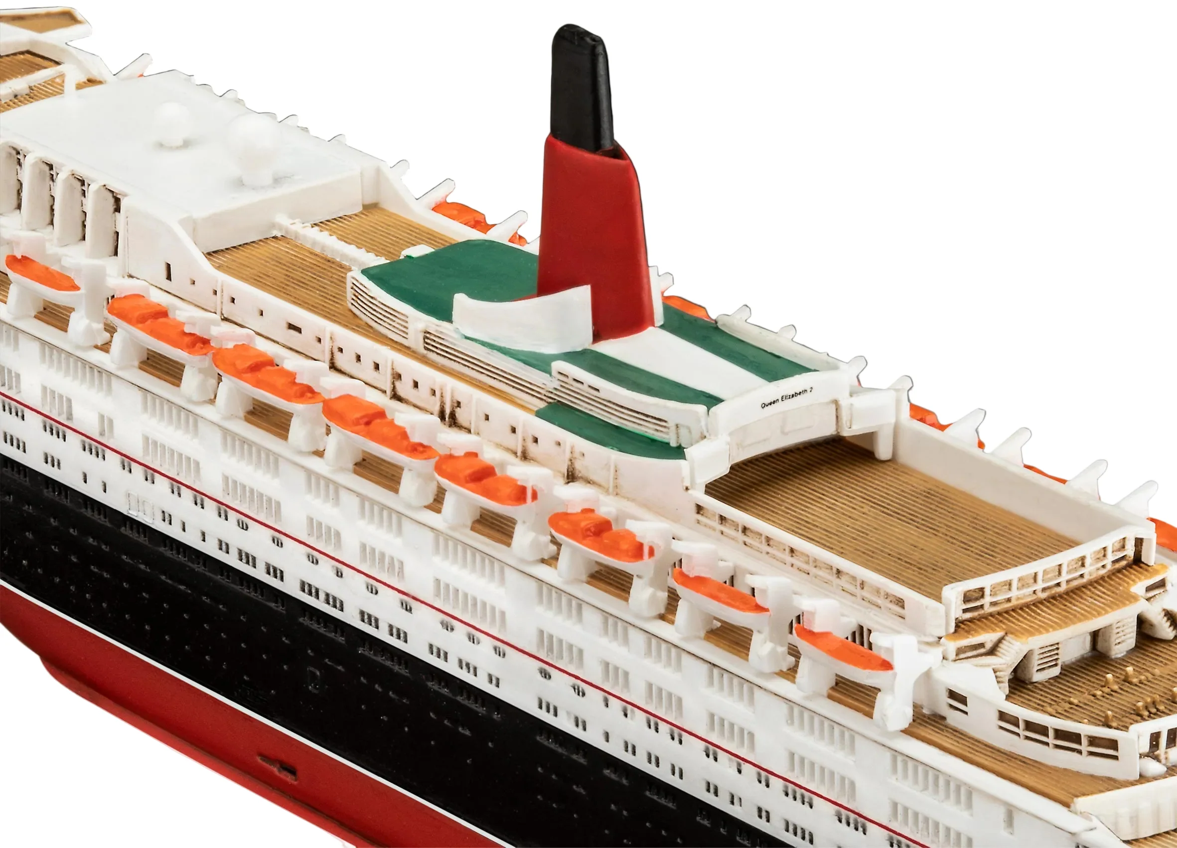 65806 Model Set Queen Elizabeth 2 Model Kit - Image 4