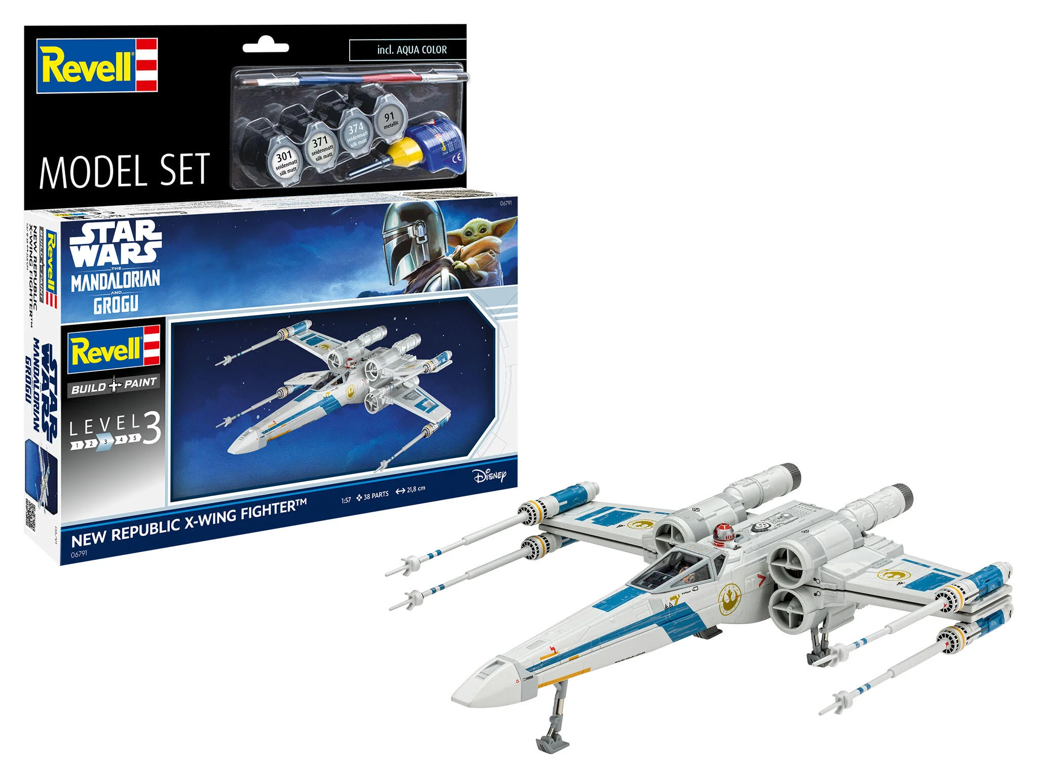 The Mandalorian: New Republic X-Wing Fighter Revell Model Kit - Image 2