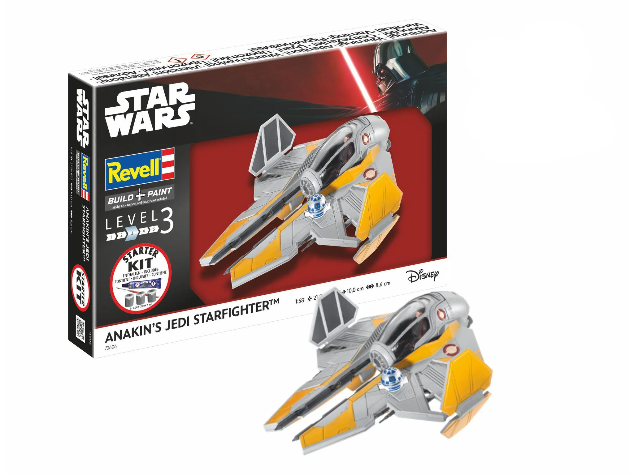 Star Wars Anakin's Starfighter Starter Model Kit