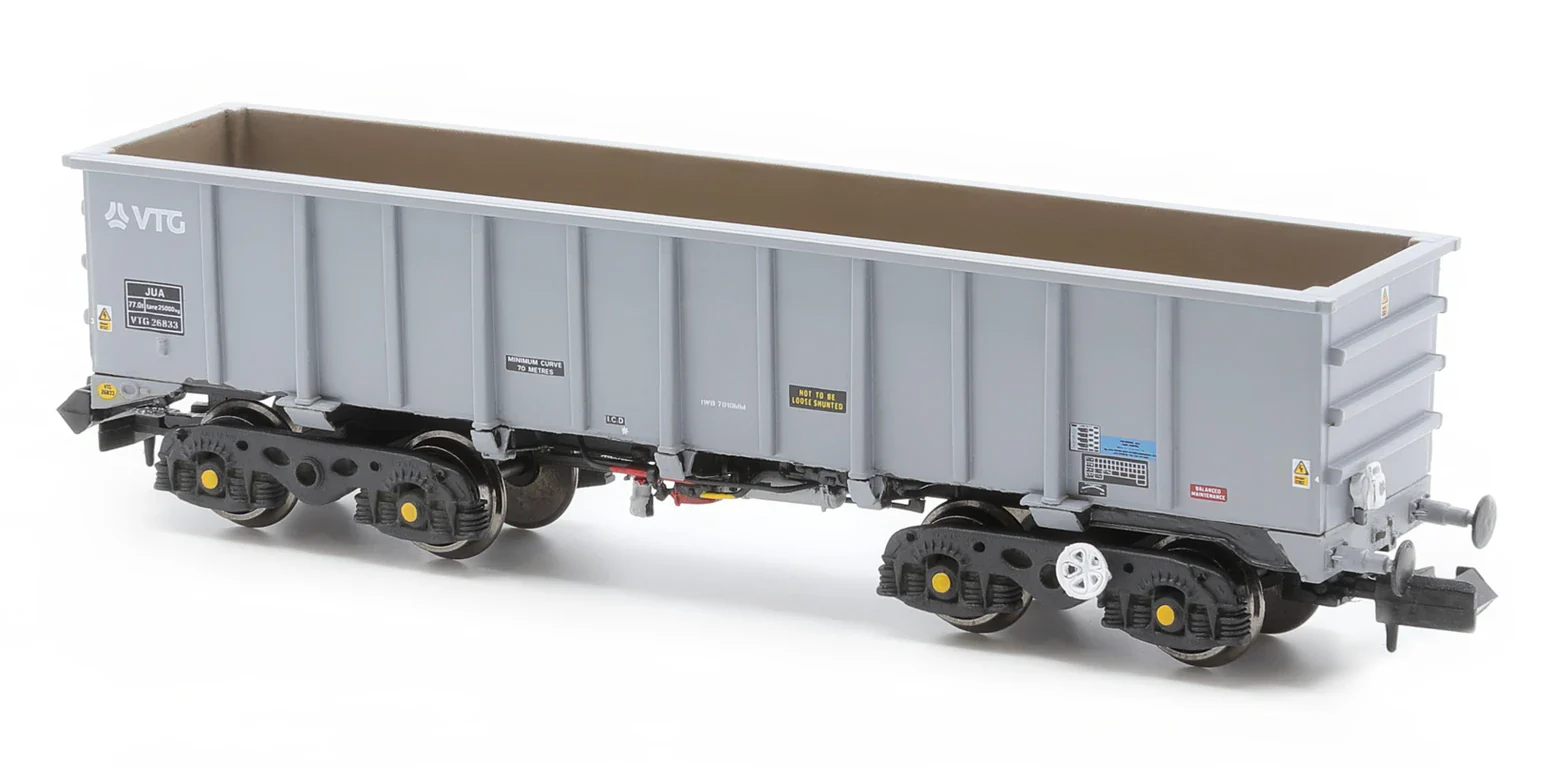 Pack of 5 JTA/JUA Iron Ore Tippler Wagons VTG Grey (Outer)