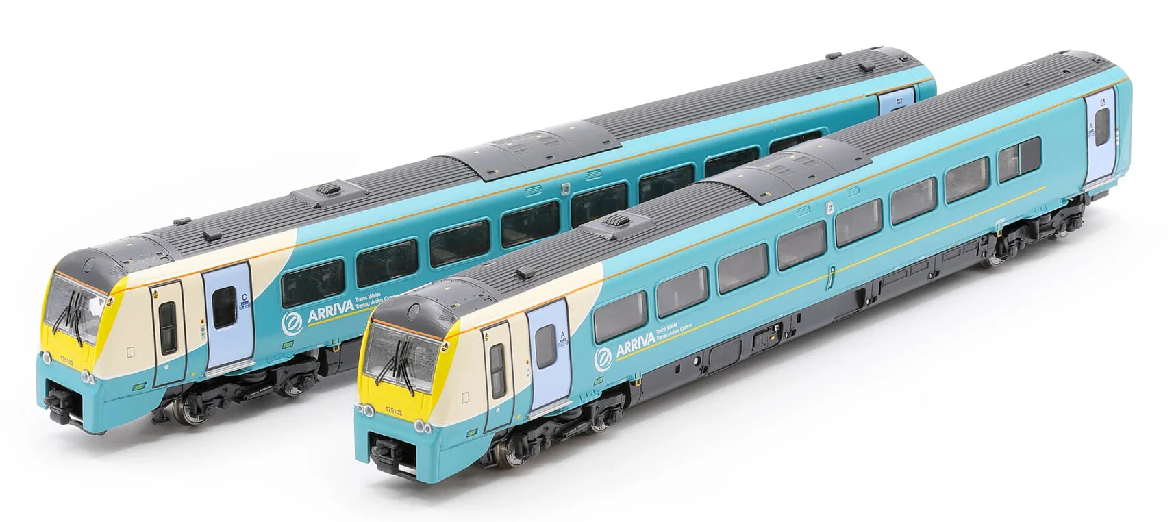 RT-N-175-ATW-502A-DCC Class 175 - Arriva Train Wales livery (N/2mm) 2-car DMU - DCC Sound