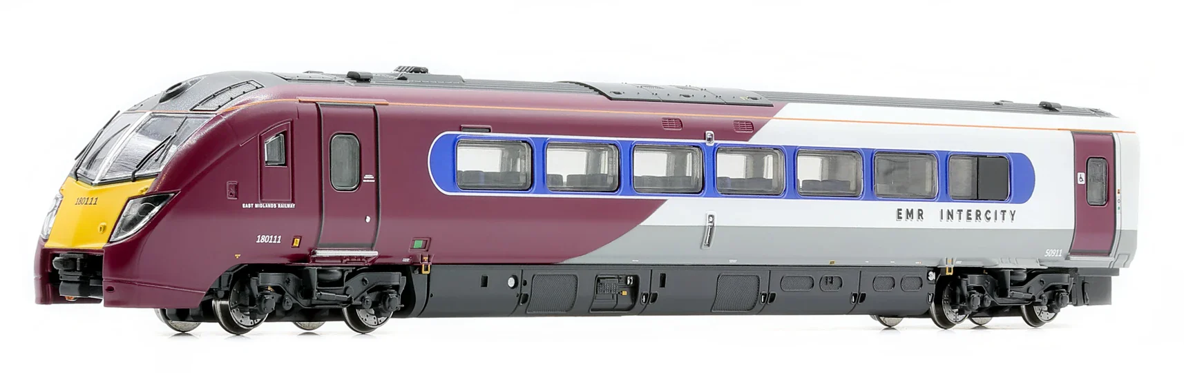 RT-N-180-EMR-604A-DCC Class 180 - East Midlands Railway livery (N/2mm) 5-car DMU - DCC Sound - Image 3