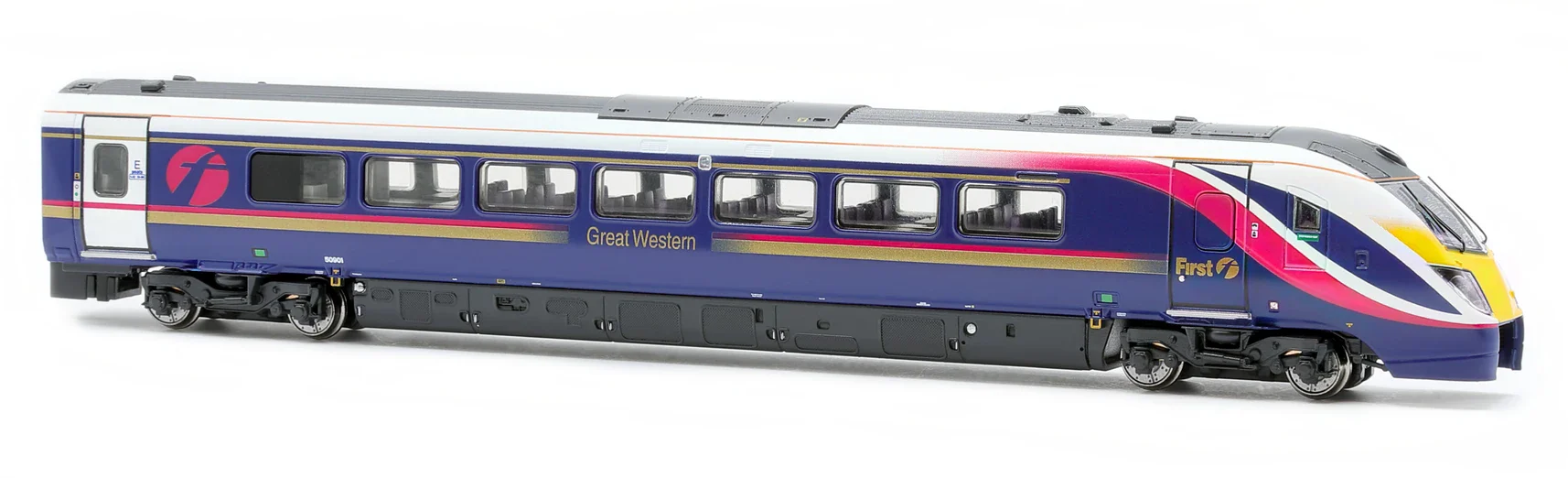 RT-N-180-FGB-101A Class 180 - First Great Western 'Barbie' livery (N/2mm) 5-car DMU - Image 2