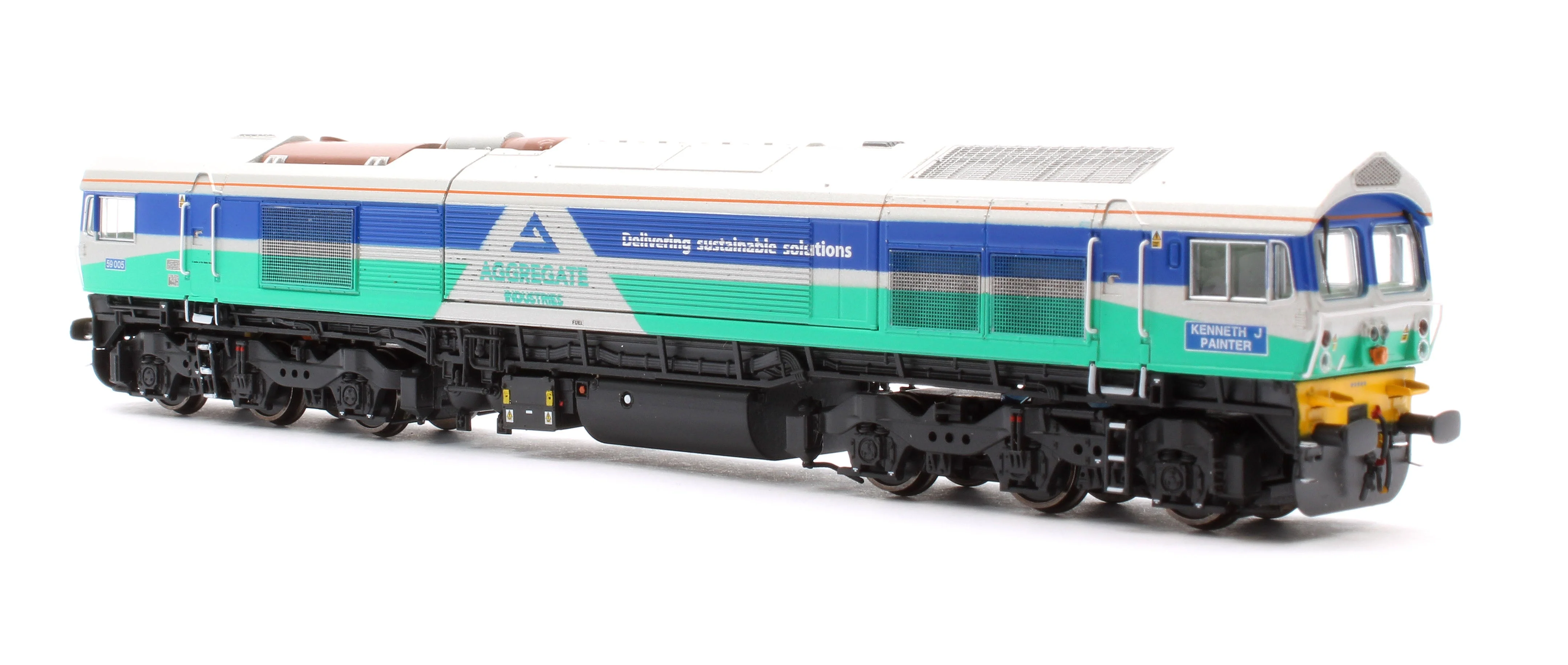 Pre-Owned RT-N59-AI-005DC Class 59 59005 Aggregate Industries Kenneth J Painter Diesel Locomotive - Image 4