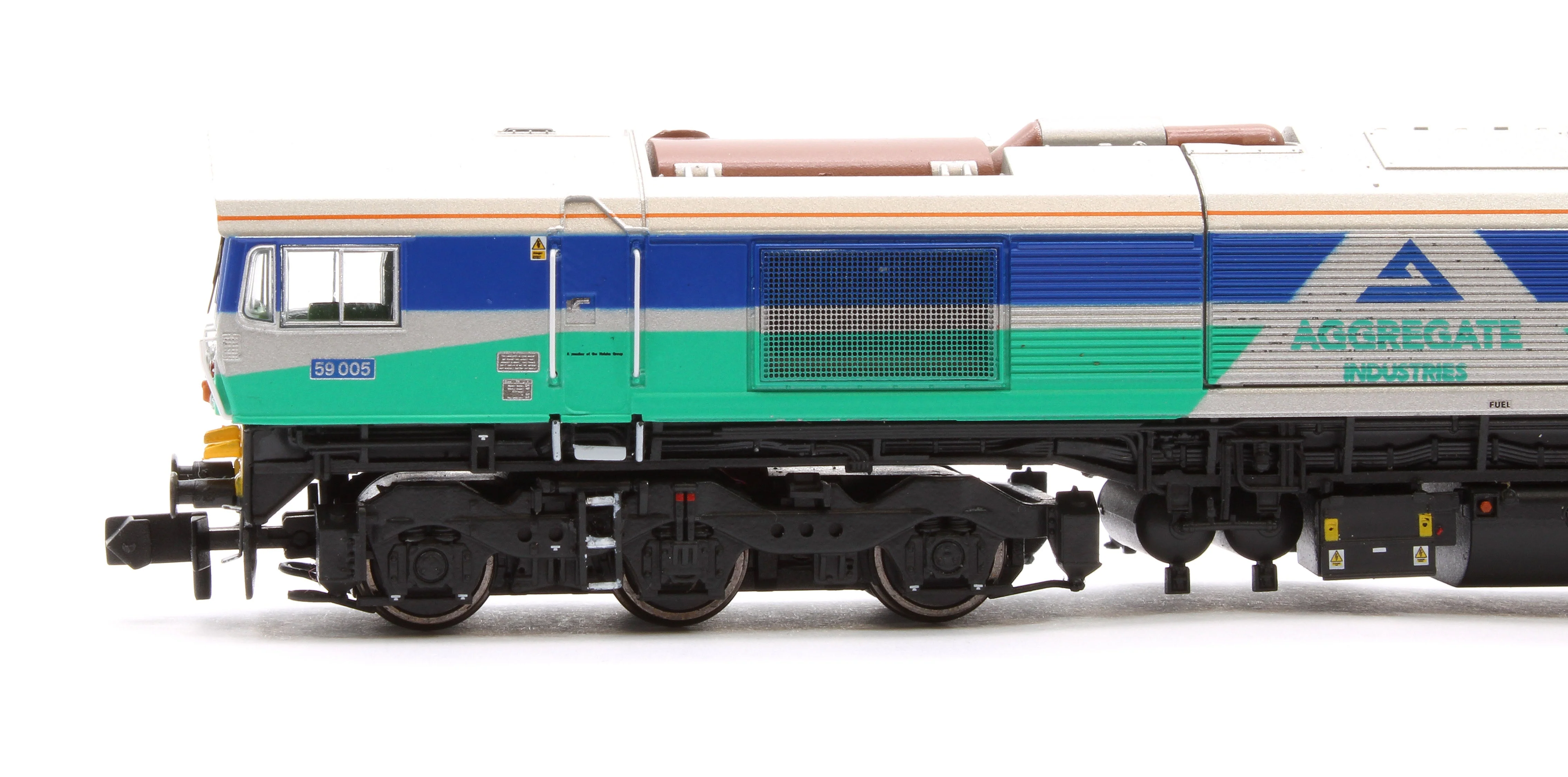 Pre-Owned RT-N59-AI-005DC Class 59 59005 Aggregate Industries Kenneth J Painter Diesel Locomotive - Image 6