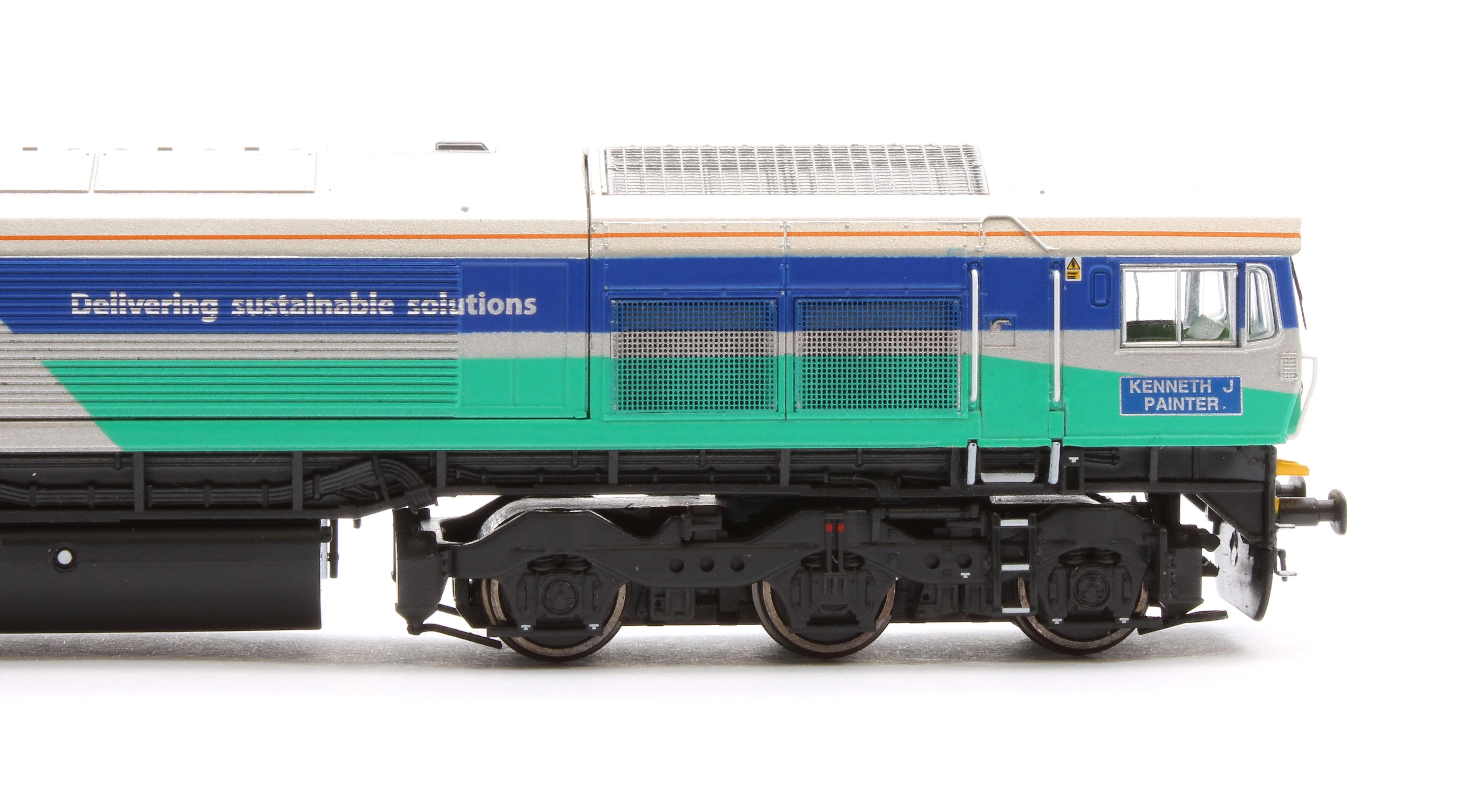 Pre-Owned RT-N59-AI-005DC Class 59 59005 Aggregate Industries Kenneth J Painter Diesel Locomotive - Image 7