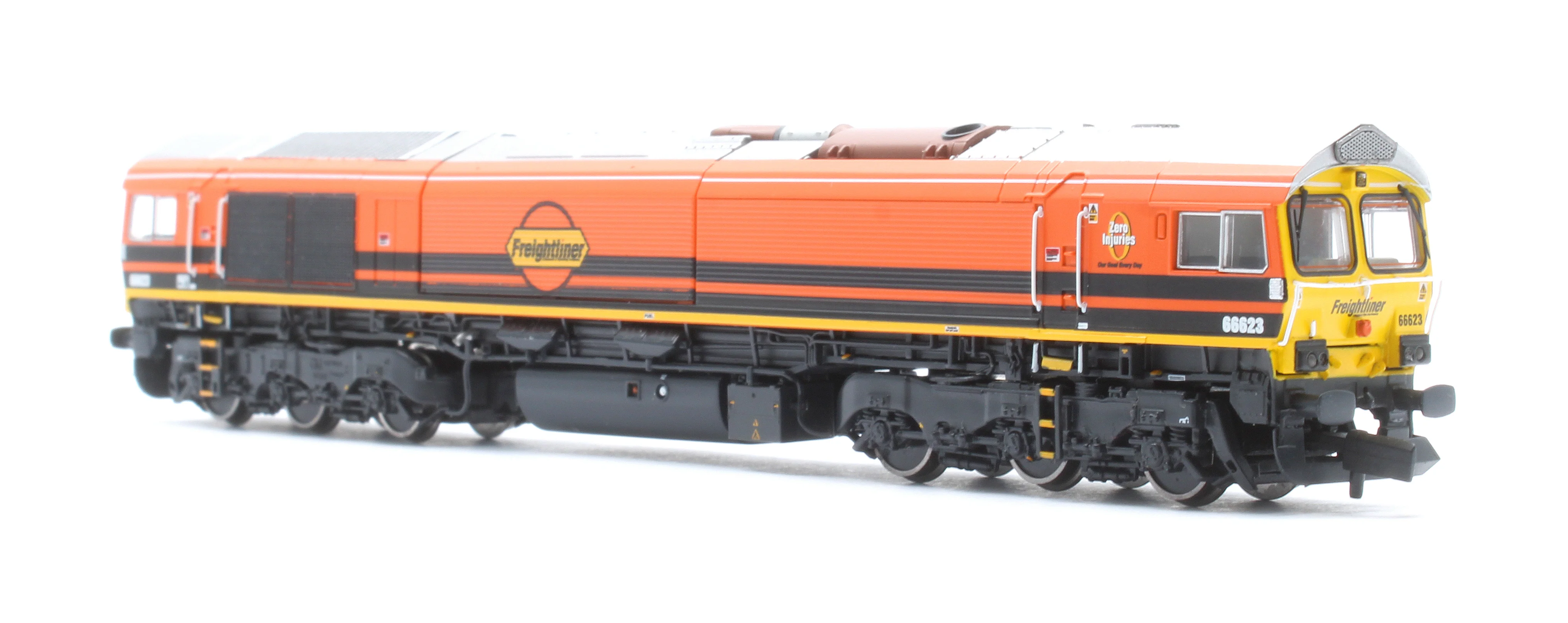 RT-N66-GW-623DCC Class 66 66623 Freightliner Genesee & Wyoming Diesel Locomotive - DCC Sound - Image 2