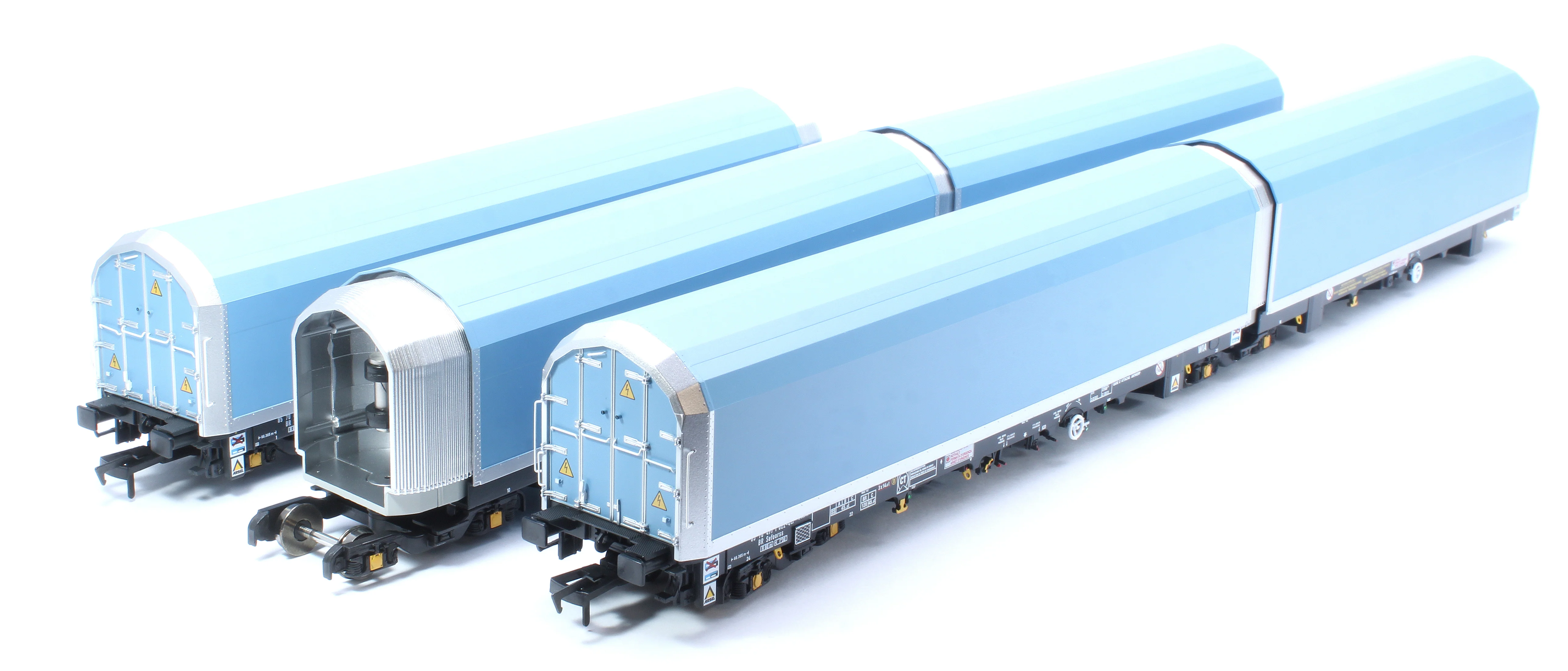 RT-OO-WIA-401B OO/4mm 5-car Arbel WIA car carrier with RfD squadron branding. Wagon 85 70 4971 022-4 - Image 12